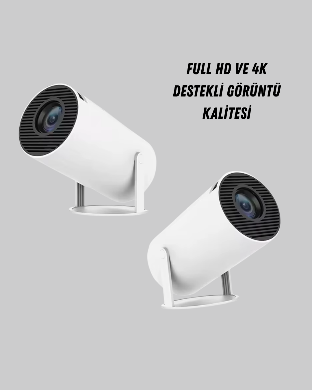 Ev Sineması Projeksiyon Cihazı – 160 ANSI Lümen, 4K Uyumlu ve Kablosuz Görüntü Aktarımı - Bayi Depom Ev Sineması Projeksiyon Cihazı – 160 ANSI Lümen, 4K Uyumlu ve Kablosuz Görüntü Aktarımı - Bayi Depom