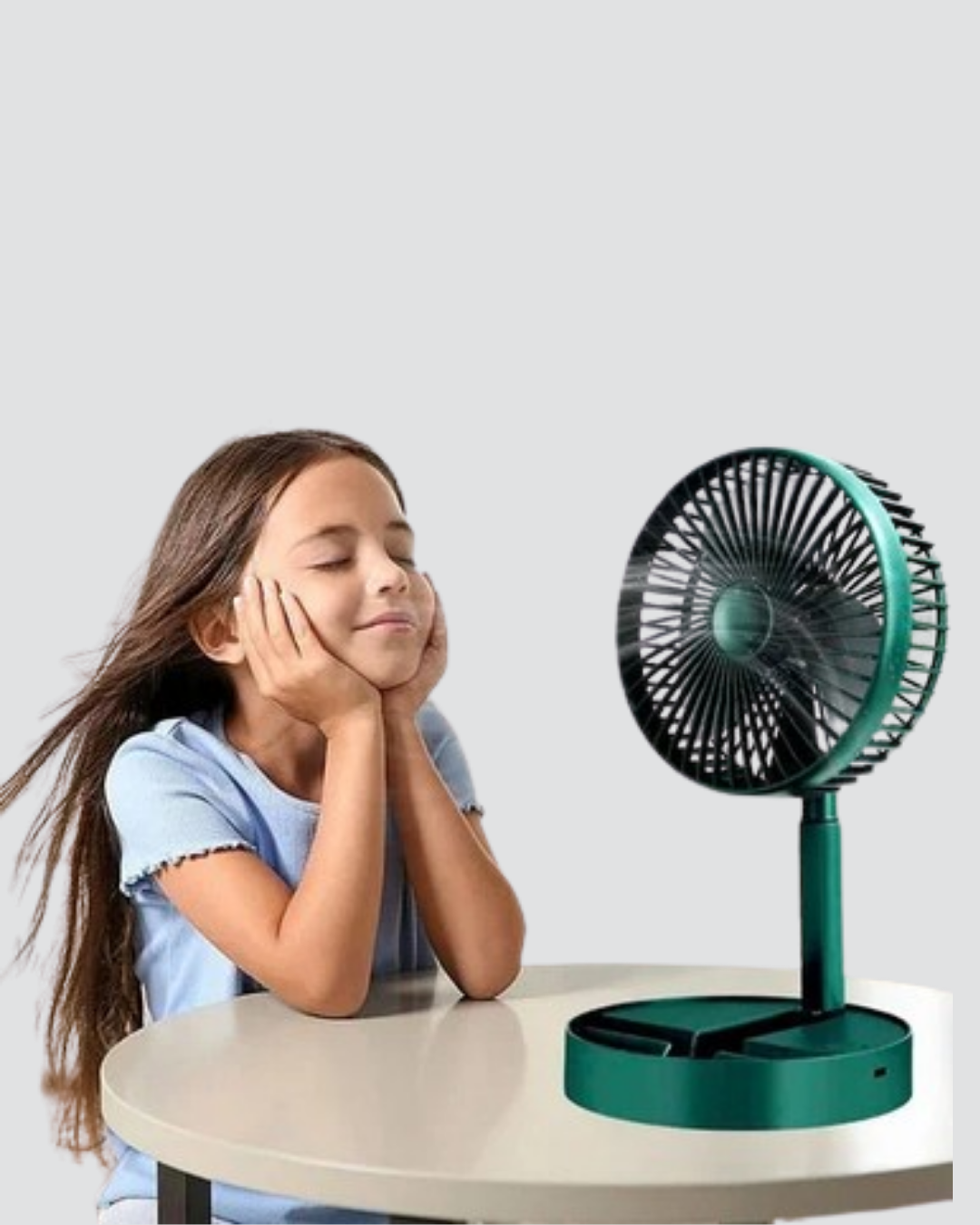 Şarjlı Katlanabilir Mini Fan – 3 Kademe Hız Ayarı, Taşınabilir Tasarım - Bayi Depom Şarjlı Katlanabilir Mini Fan – 3 Kademe Hız Ayarı, Taşınabilir Tasarım - Bayi Depom