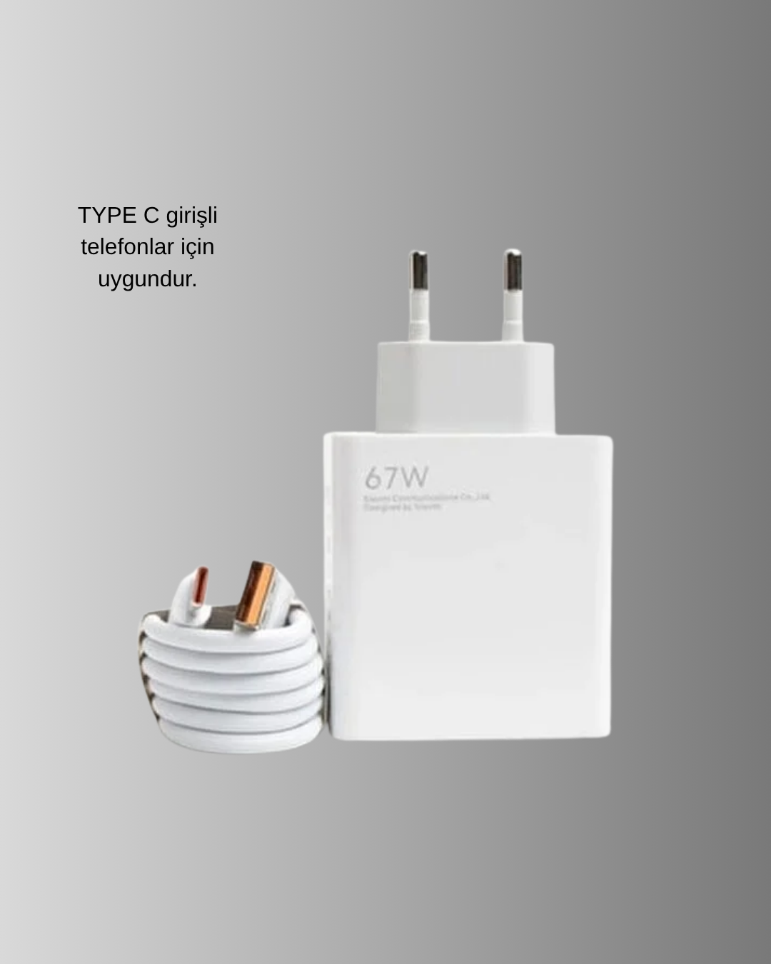 67W Süper Hızlı Şarj Adaptörü ve Kablo Seti – Güvenli, Kompakt ve Ergonomik Tasarım - Bayi Depom 67W Süper Hızlı Şarj Adaptörü ve Kablo Seti – Güvenli, Kompakt ve Ergonomik Tasarım - Bayi Depom