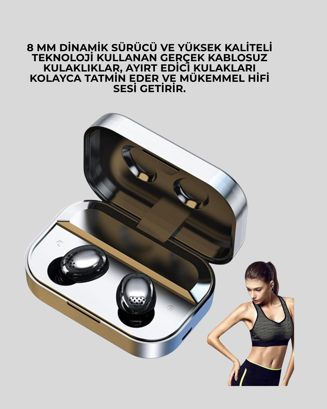 Gürültü Engelleyici Bluetooth Kulaklık – Akıllı Ekranlı, HiFi Ses Kalitesi - Bayi Depom