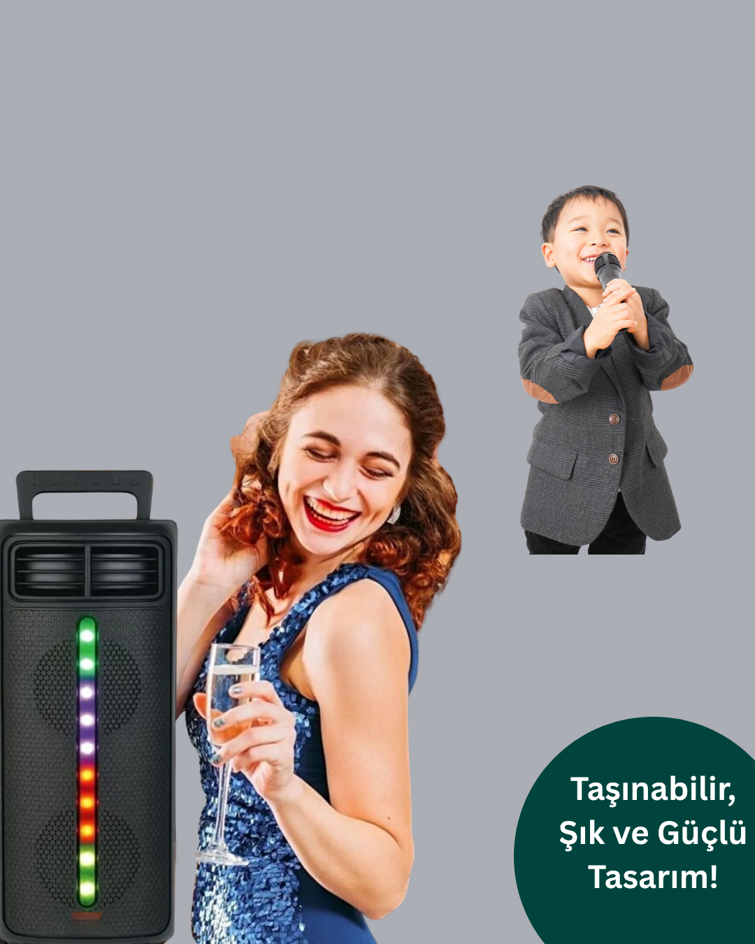 Şarjlı Işıklı Bluetooth Hoparlör | USB, AUX, TF Kart ve Radyo Destekli - Bayi Depom Şarjlı Işıklı Bluetooth Hoparlör | USB, AUX, TF Kart ve Radyo Destekli - Bayi Depom