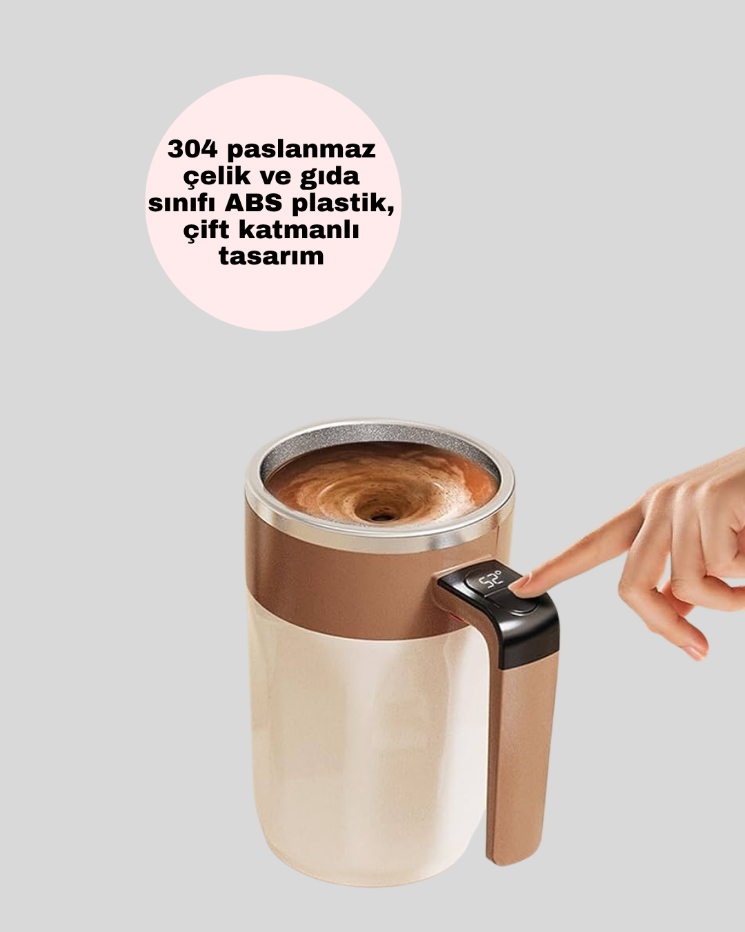 Manyetik Otomatik Karıştırma Bardağı – Şarjlı, Paslanmaz ve Pratik - Bayi Depom Manyetik Otomatik Karıştırma Bardağı – Şarjlı, Paslanmaz ve Pratik - Bayi Depom