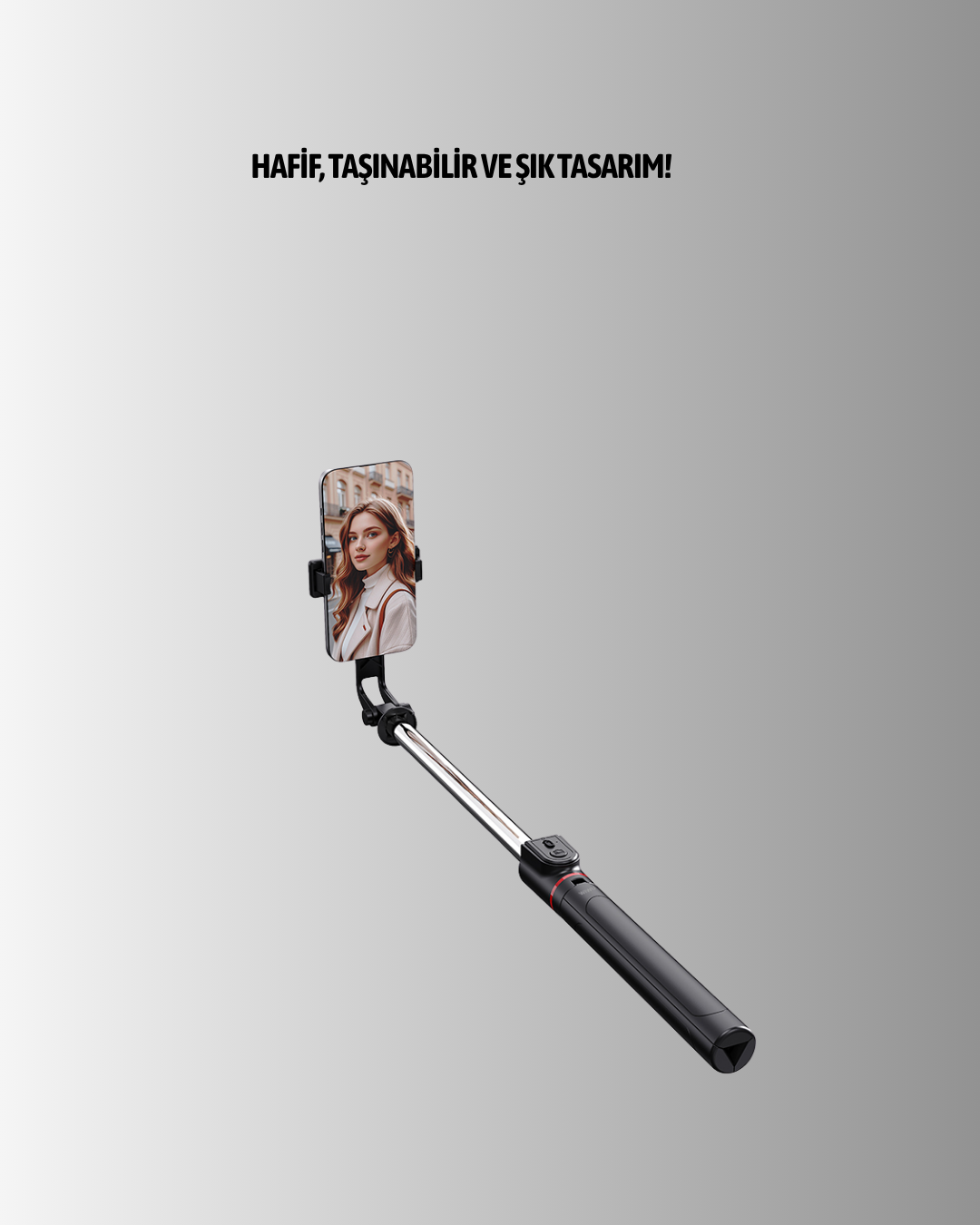 Uzaktan Kumandalı Bluetooth Selfie Çubuğu– 130 cm Ayarlanabilir - Bayi Depom Uzaktan Kumandalı Bluetooth Selfie Çubuğu– 130 cm Ayarlanabilir - Bayi Depom