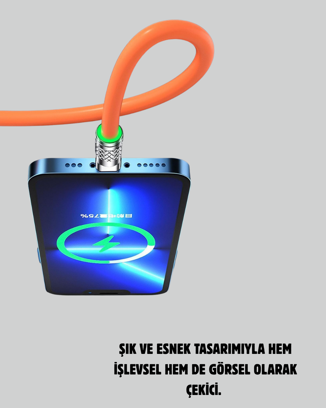 120W Şarj Destekli 3’ü 1 Arada Çoklu Şarj Kablosu – 1.2 Metre - Bayi Depom 120W Şarj Destekli 3’ü 1 Arada Çoklu Şarj Kablosu – 1.2 Metre - Bayi Depom