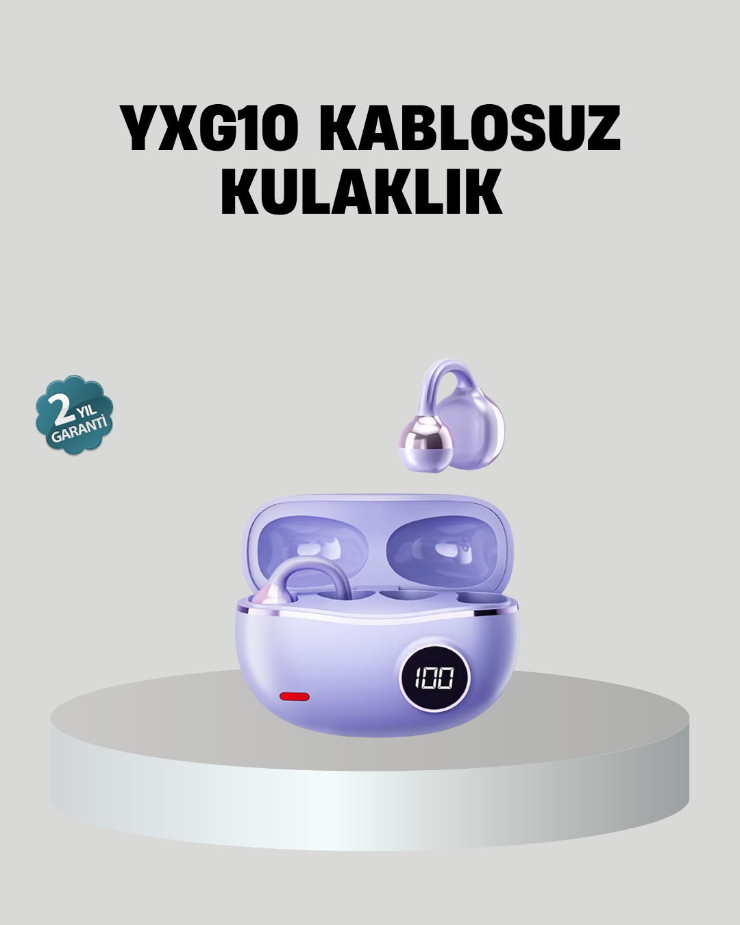 Kulak Arkası Klipsli Bluetooth Kulaklık YXG10 Silikon Malzemeli Ergonomik - Bayi Depom