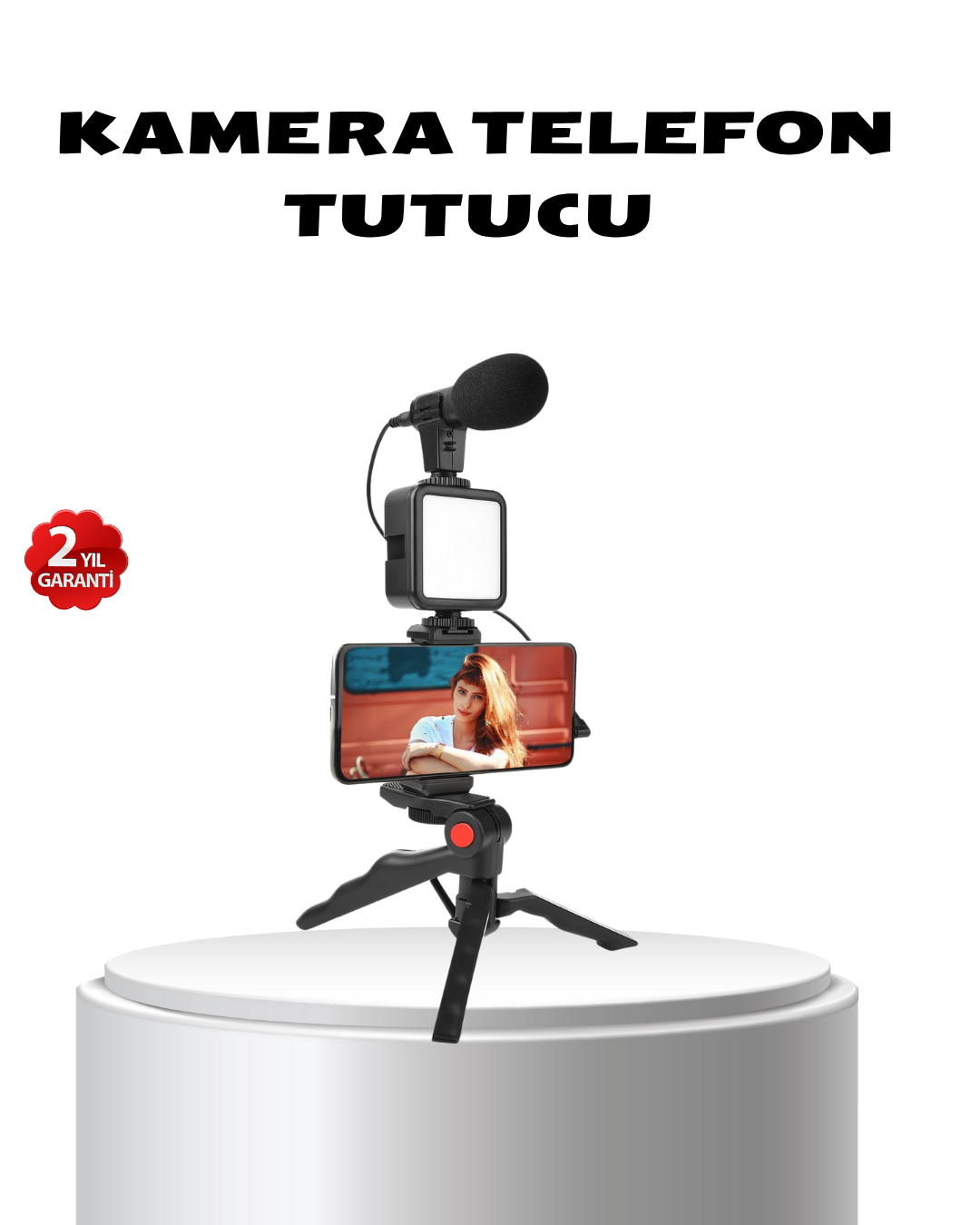 Video Çekim Kiti Tripod LED Işık Harici Mikrofon ve Bluetooth Kumanda Seti - Bayi Depom Video Çekim Kiti Tripod LED Işık Harici Mikrofon ve Bluetooth Kumanda Seti - Bayi Depom