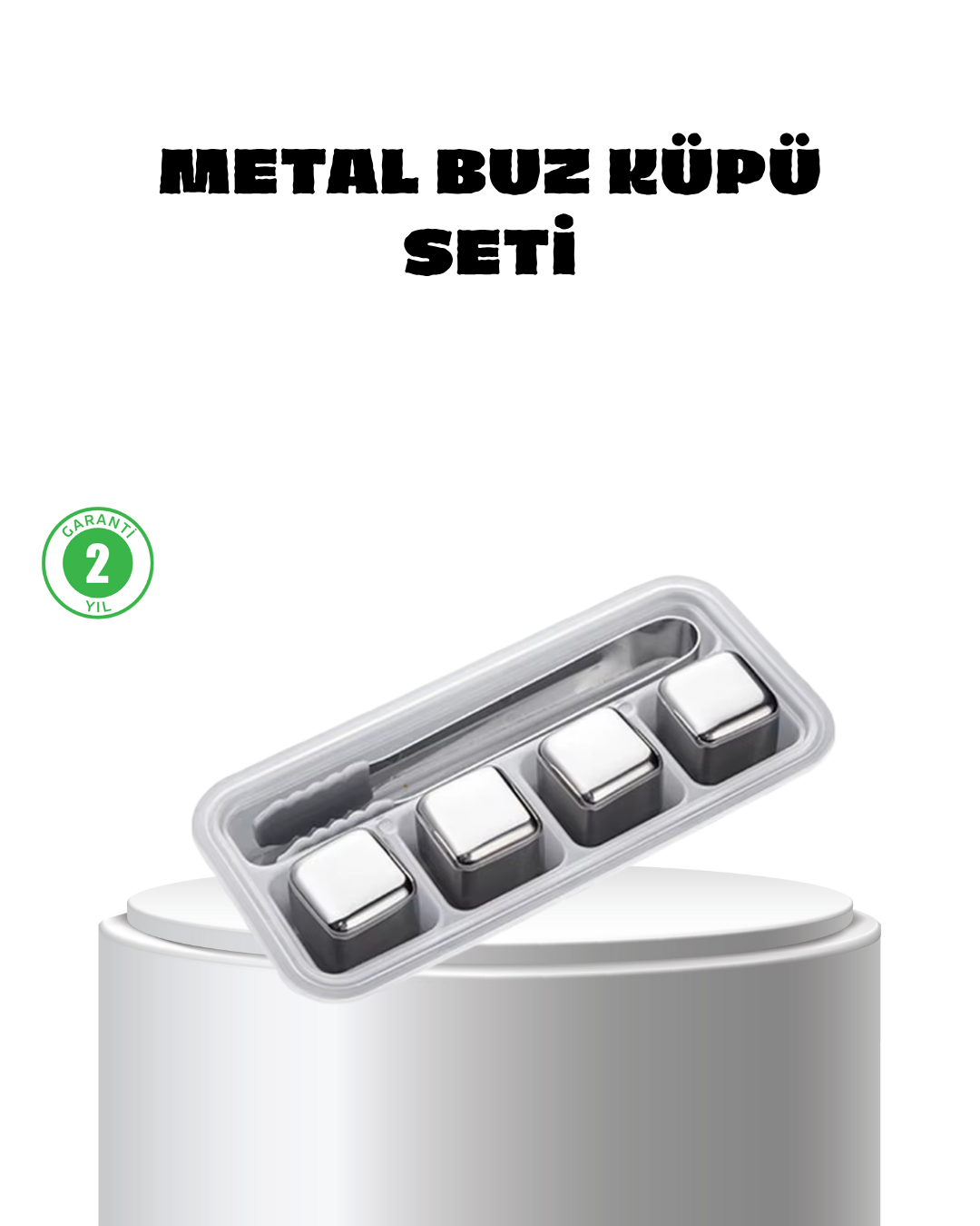 Paslanmaz Çelik Metal Buz Küpü Seti Sulandırmadan Soğutma ve Klips Dahil - Bayi Depom Paslanmaz Çelik Metal Buz Küpü Seti Sulandırmadan Soğutma ve Klips Dahil - Bayi Depom