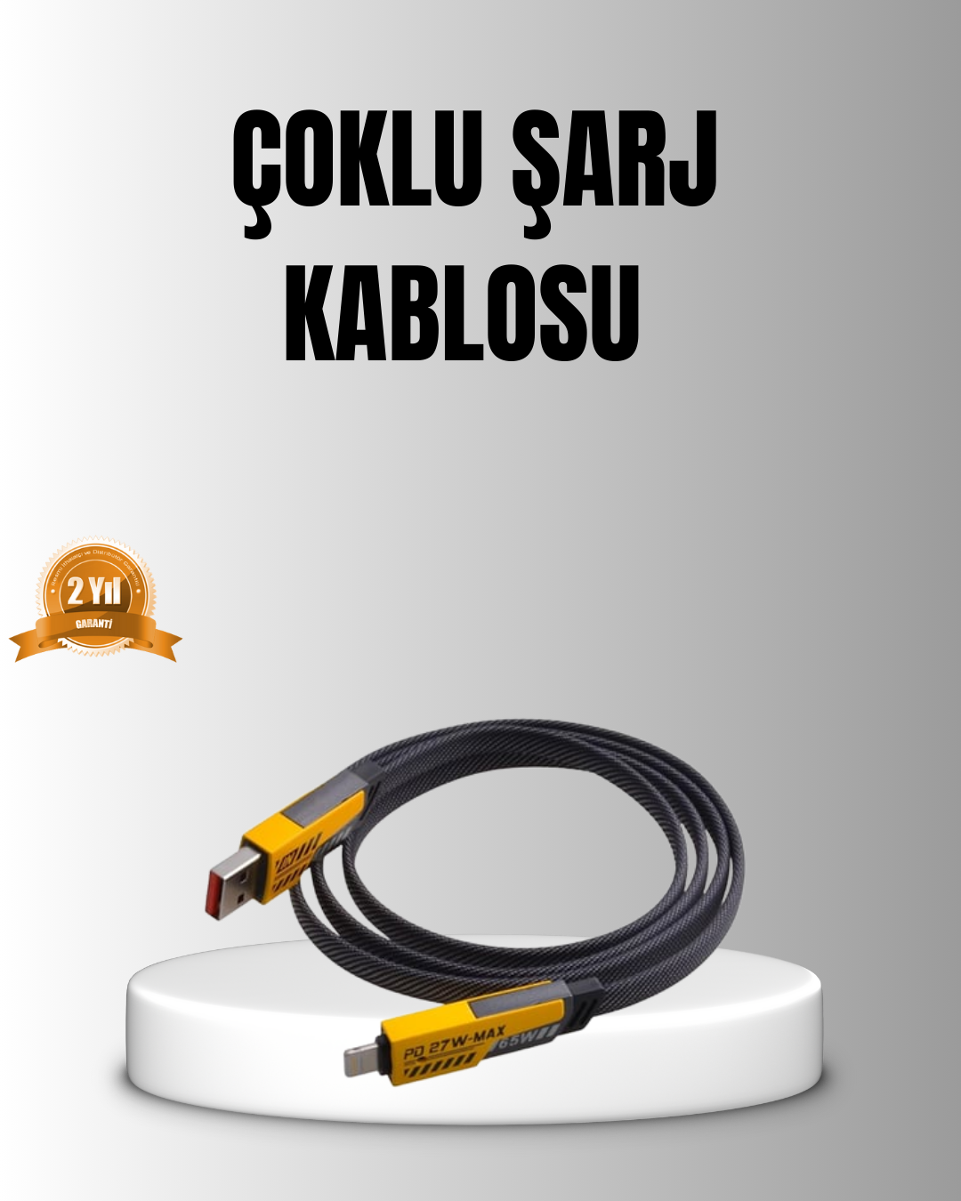 65W 4’ü 1 Arada Örgülü Hızlı Şarj Kablosu USB-C USB-A Çoklu Şarj Dayanıklı - Bayi Depom 65W 4’ü 1 Arada Örgülü Hızlı Şarj Kablosu USB-C USB-A Çoklu Şarj Dayanıklı - Bayi Depom