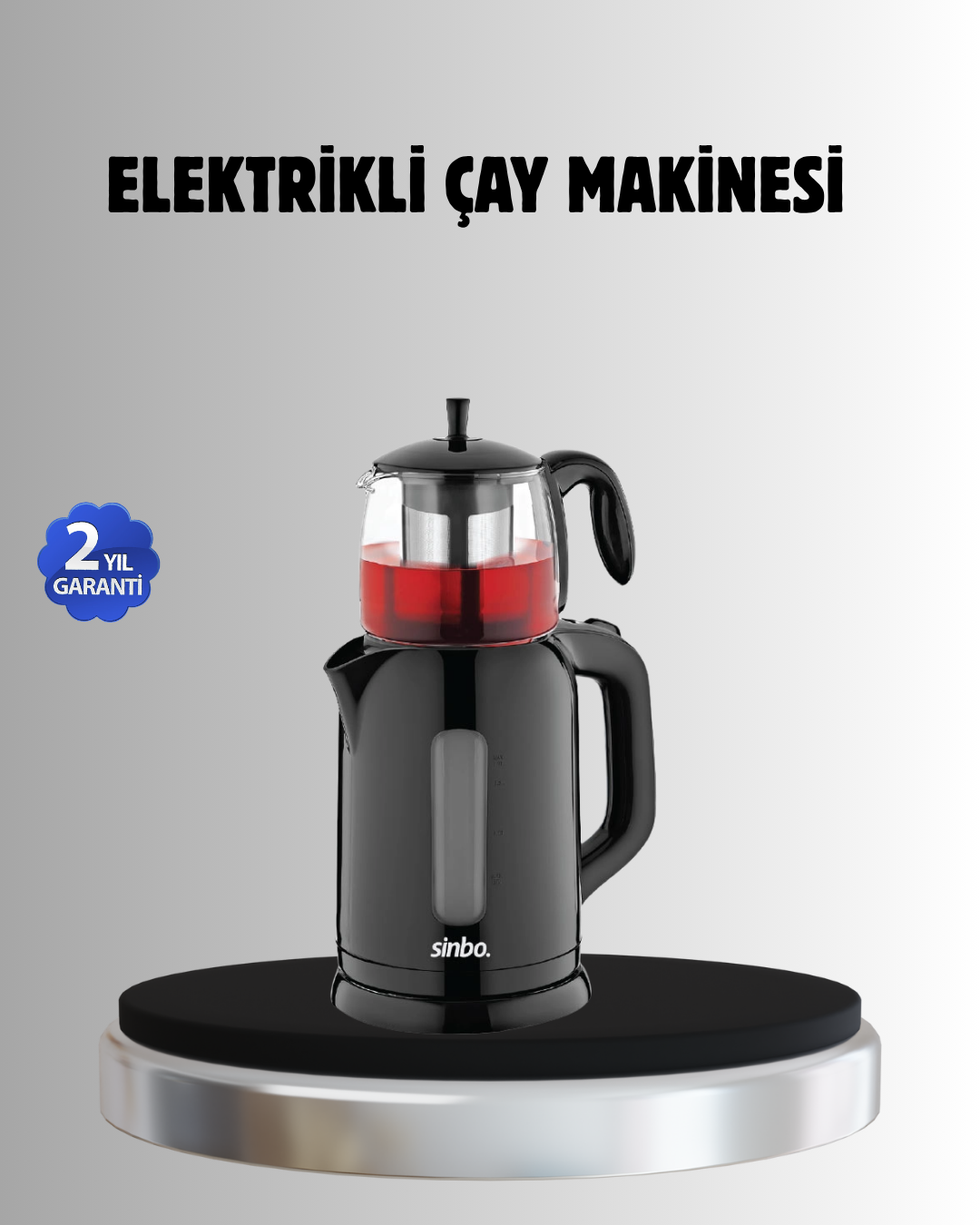 Sinbo STM 5840 Elektrikli Çay Makinesi 1800W Cam Demlik ve Sıcak Tutma Özellikli - Bayi Depom Sinbo STM 5840 Elektrikli Çay Makinesi 1800W Cam Demlik ve Sıcak Tutma Özellikli - Bayi Depom