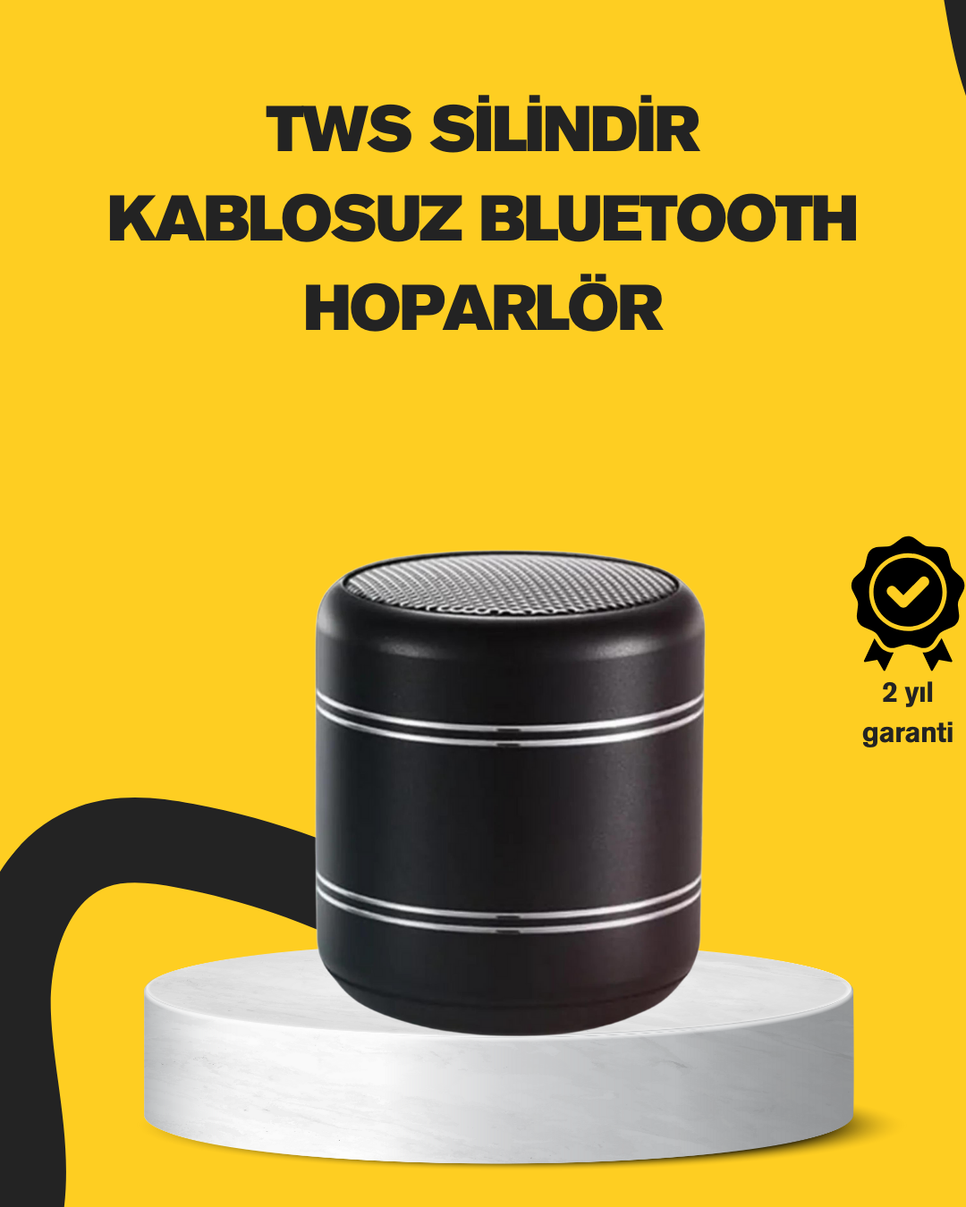 Mini Alüminyum Bluetooth Hoparlör Yüksek Bas Performansı - Bayi Depom