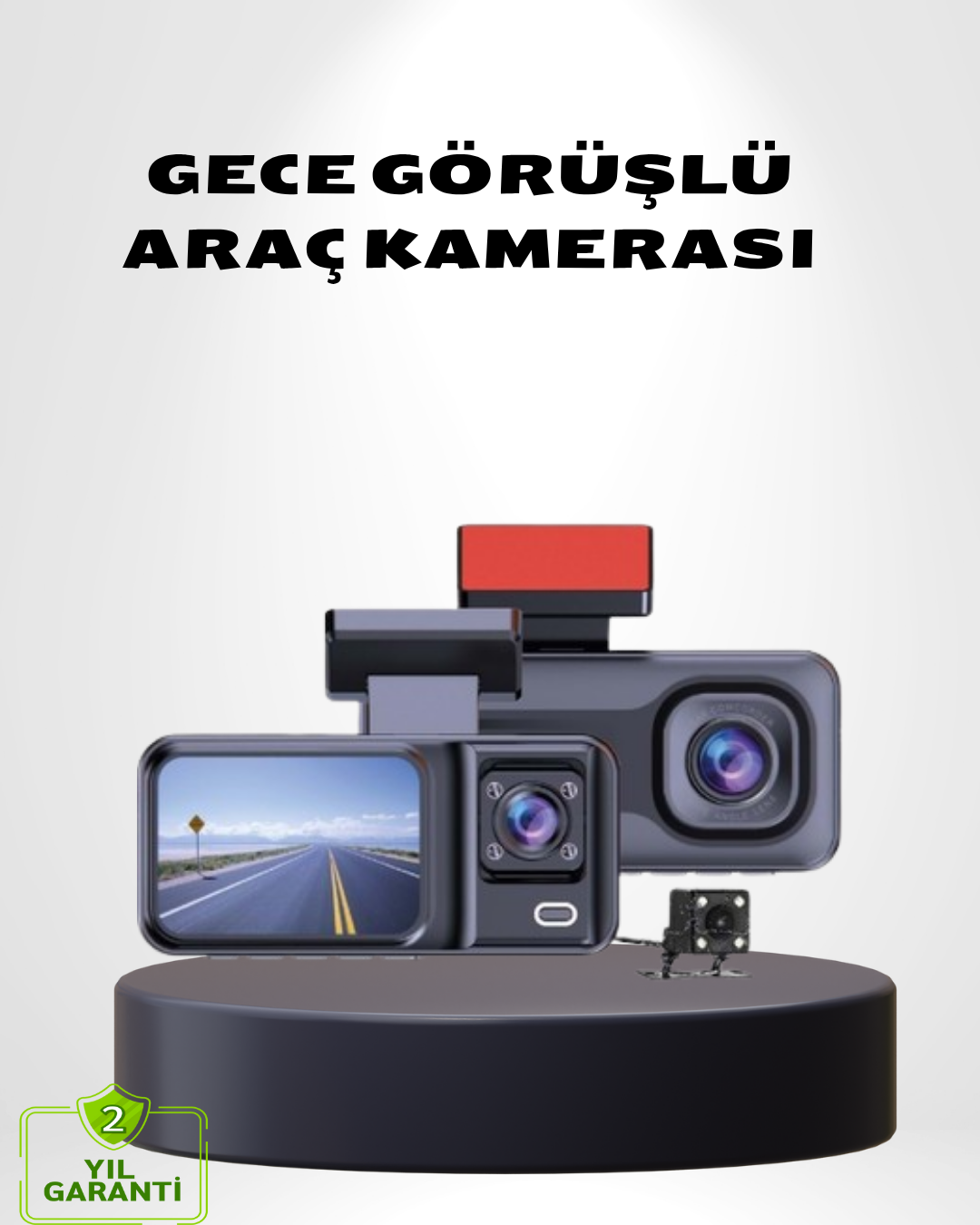 Üç Kameralı Dash Cam 170° Geniş Açılı Full HD Gece Görüşlü - Bayi Depom Üç Kameralı Dash Cam 170° Geniş Açılı Full HD Gece Görüşlü - Bayi Depom