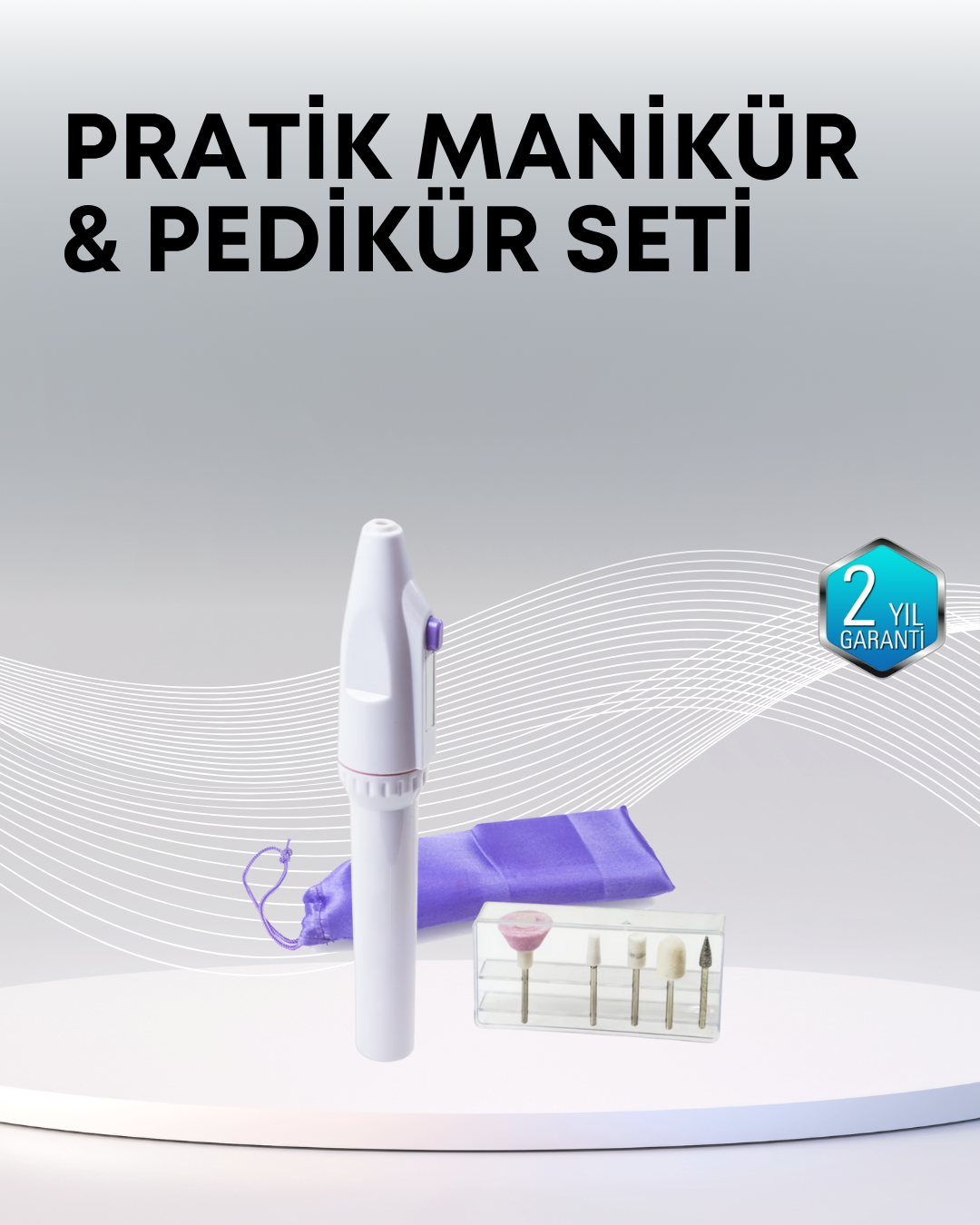 Profesyonel Tırnak Matkap Seti – Ayarlanabilir Hız, Düşük Gürültü ve Kompakt Tasarım - Bayi Depom
