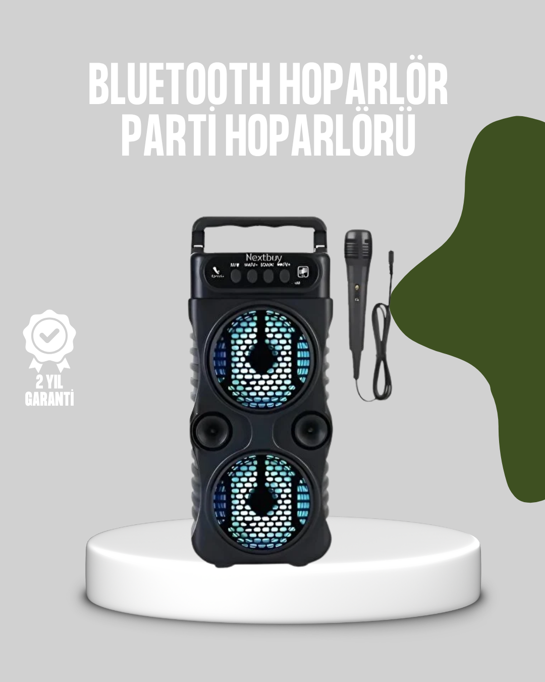 Bluetooth Bağlantılı LED Işıklı Taşınabilir Hoparlör – 1200 mAh Şarjlı, FM Radyolu - Bayi Depom Bluetooth Bağlantılı LED Işıklı Taşınabilir Hoparlör – 1200 mAh Şarjlı, FM Radyolu - Bayi Depom