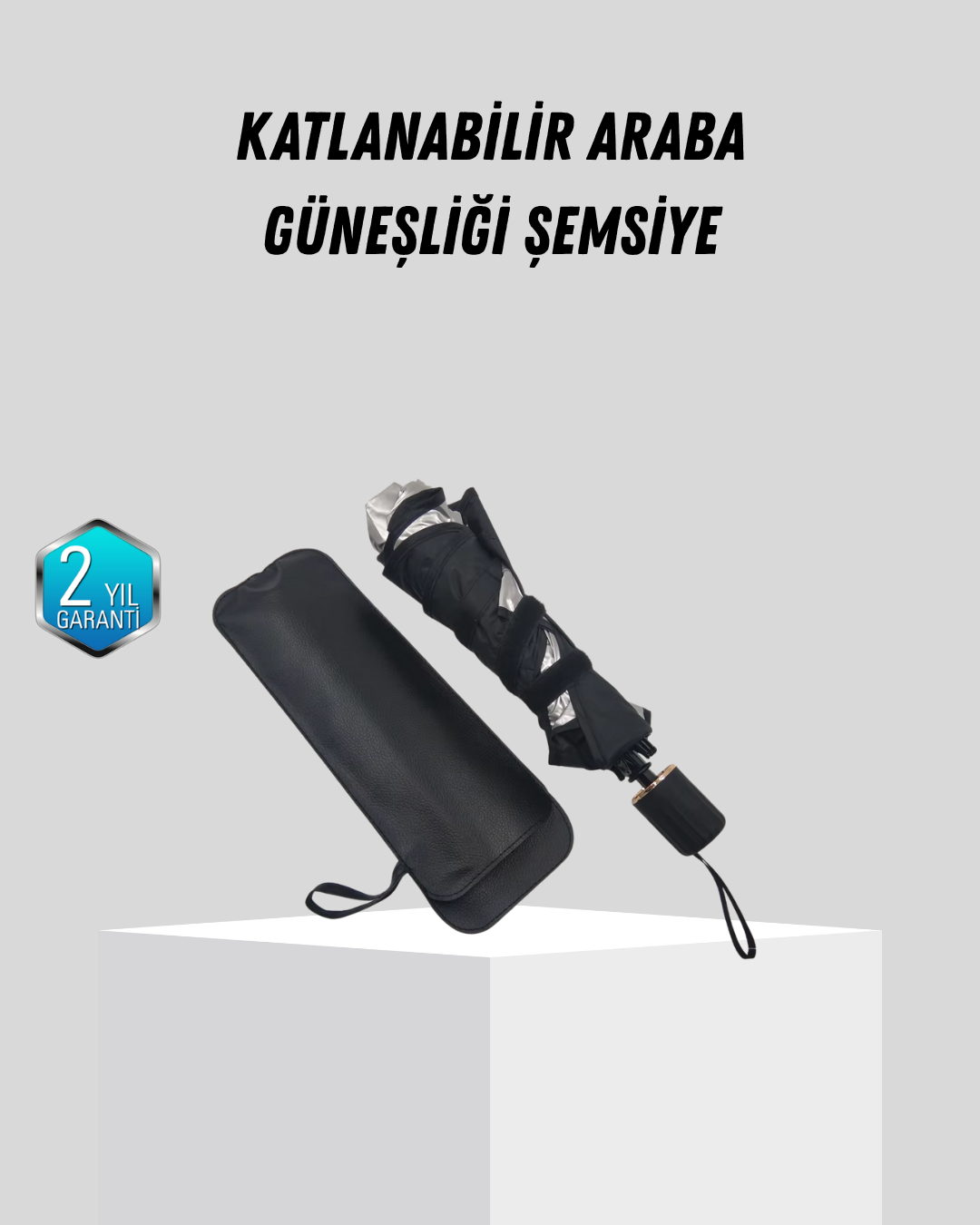 Ön Cam Güneşliği – Kalın Kumaş ve Cam Elyaf İskelet ile Maksimum UV Koruma - Bayi Depom