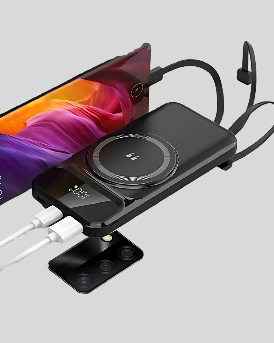 10000 mAh Kablosuz Hızlı Şarj Destekli Powerbank – 15W, PD20W, Type-C Girişli - Bayi Depom 10000 mAh Kablosuz Hızlı Şarj Destekli Powerbank – 15W, PD20W, Type-C Girişli - Bayi Depom