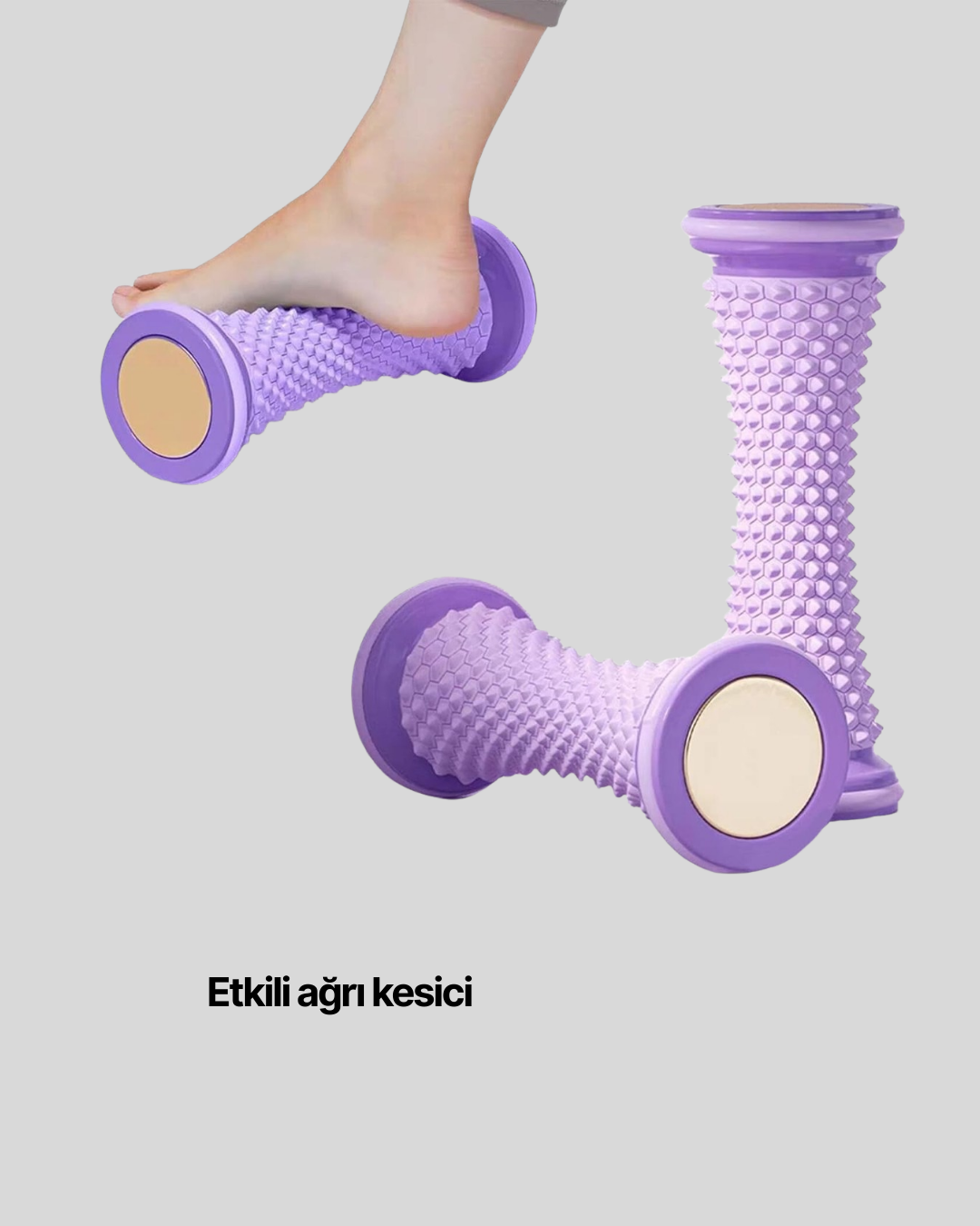 Ayak Masaj Silindiri Derin Doku Masajı Kirpi Topu Akupunktur Etkili - Bayi Depom