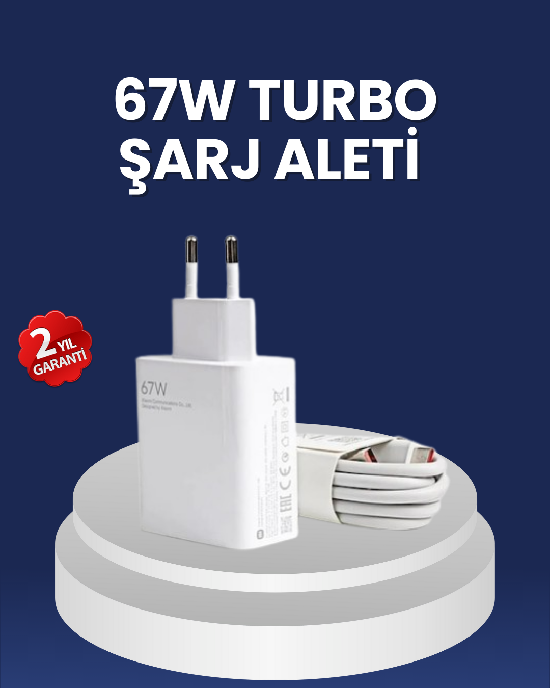 67 Watt Hızlı Şarj Adaptörü Samsung S20 S21 S22 S23 Uyumlu - Bayi Depom