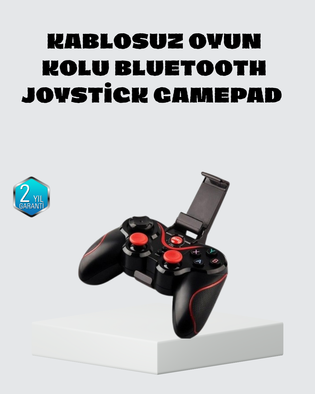 Kablosuz Bluetooth Oyun Kolu Mobil TV PC Uyumlu Ergonomik Tasarım - Bayi Depom Kablosuz Bluetooth Oyun Kolu Mobil TV PC Uyumlu Ergonomik Tasarım - Bayi Depom