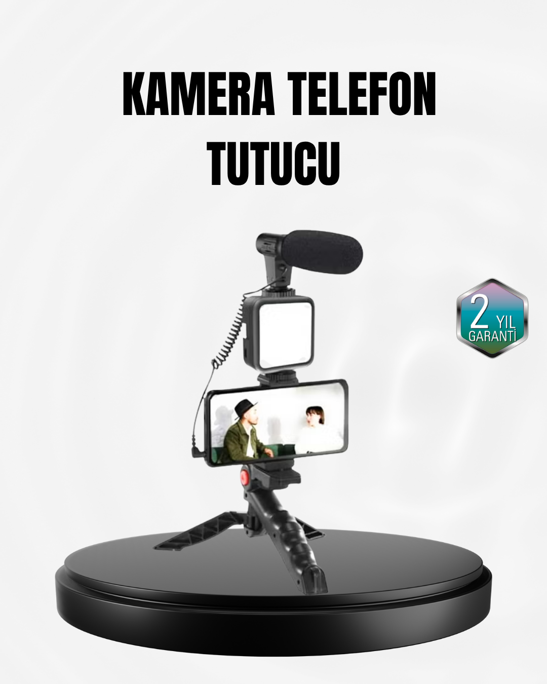 Profesyonel Vlog Çekim Kiti LED Işıklı Tripod Mikrofonlu Telefon Seti - Bayi Depom Profesyonel Vlog Çekim Kiti LED Işıklı Tripod Mikrofonlu Telefon Seti - Bayi Depom