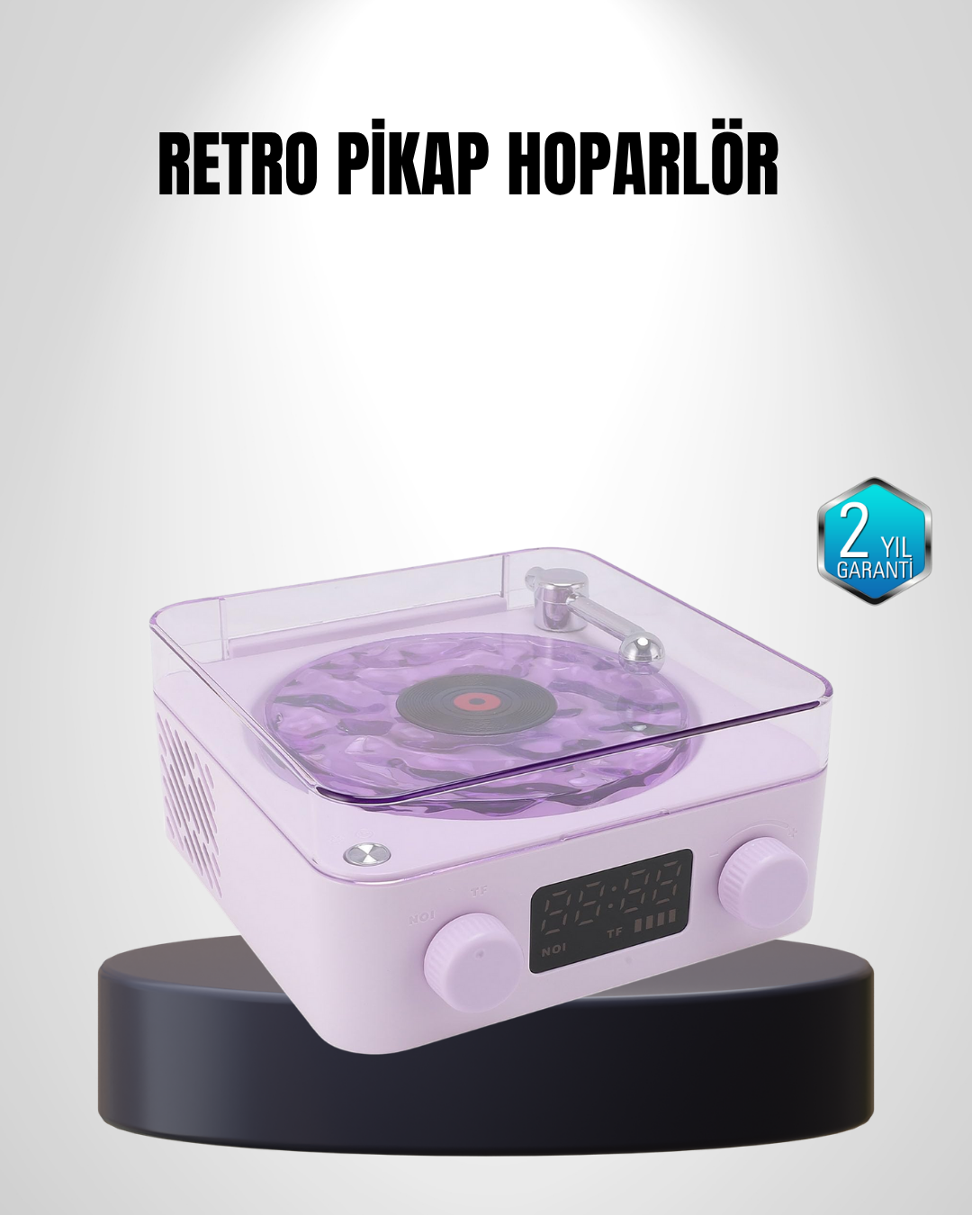 Bluetooth Retro Pikap Hoparlör 360 Derece Ses Projektörlü Gece Lambası Çok Fonksiyonlu - Bayi Depom Bluetooth Retro Pikap Hoparlör 360 Derece Ses Projektörlü Gece Lambası Çok Fonksiyonlu - Bayi Depom