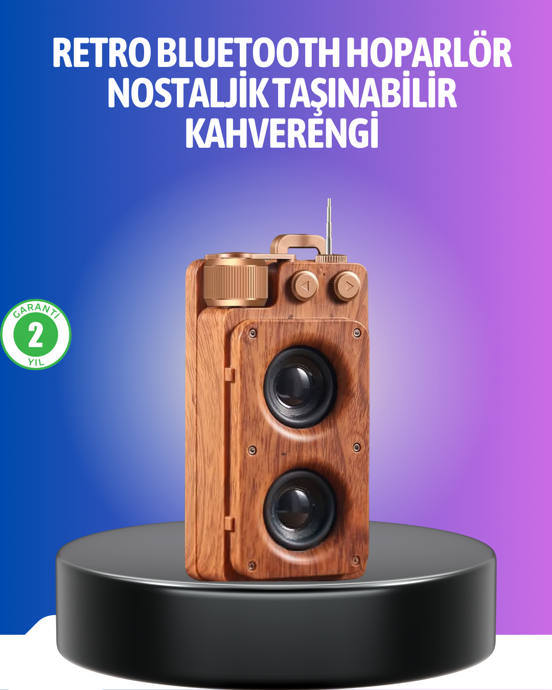 Vintage Tasarımlı Bluetooth Hoparlör Uzun Pil Ömürlü ve FM Destekli - Bayi Depom Vintage Tasarımlı Bluetooth Hoparlör Uzun Pil Ömürlü ve FM Destekli - Bayi Depom