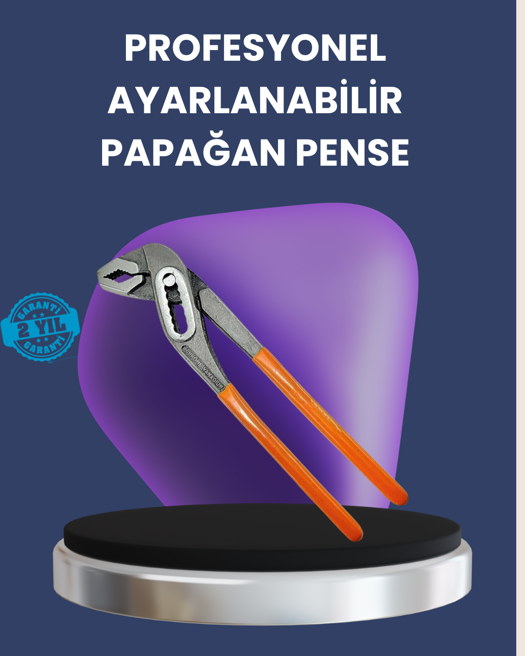 Ayarlanabilir Papağan Pense Çelik Gövde Profesyonel Kurbağacık - Bayi Depom