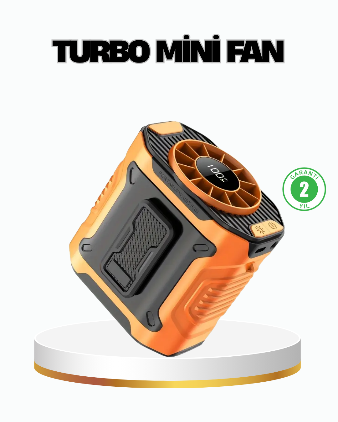 Turbo Mini Taşınabilir Fan – 100 Kademeli Dijital Hız Kontrolü ve Type-C Şarj - Bayi Depom Turbo Mini Taşınabilir Fan – 100 Kademeli Dijital Hız Kontrolü ve Type-C Şarj - Bayi Depom