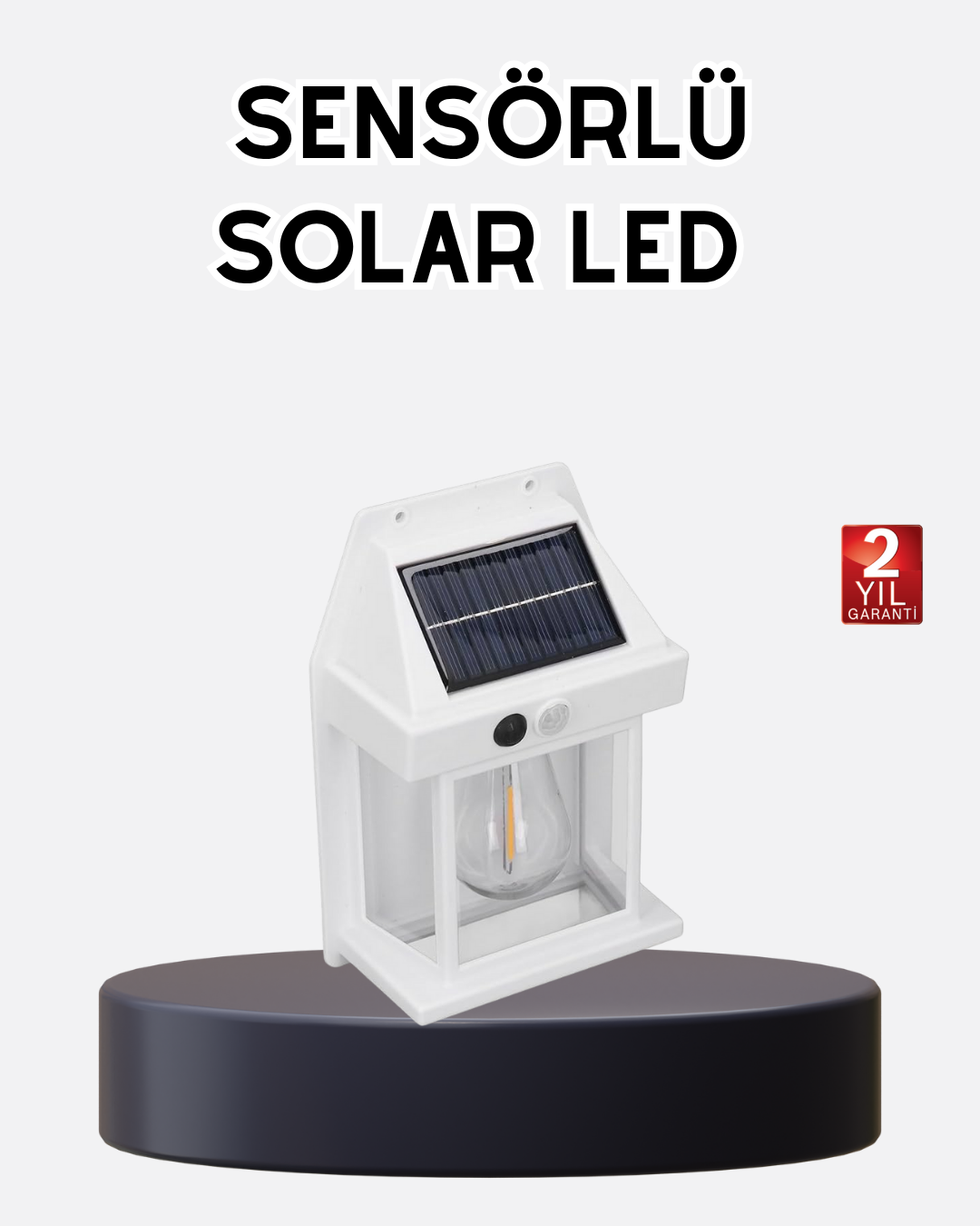 Solar Sensörlü Dış Mekan Lamba 3 Işık Modlu ve IP65 Dayanıklı - Bayi Depom Solar Sensörlü Dış Mekan Lamba 3 Işık Modlu ve IP65 Dayanıklı - Bayi Depom