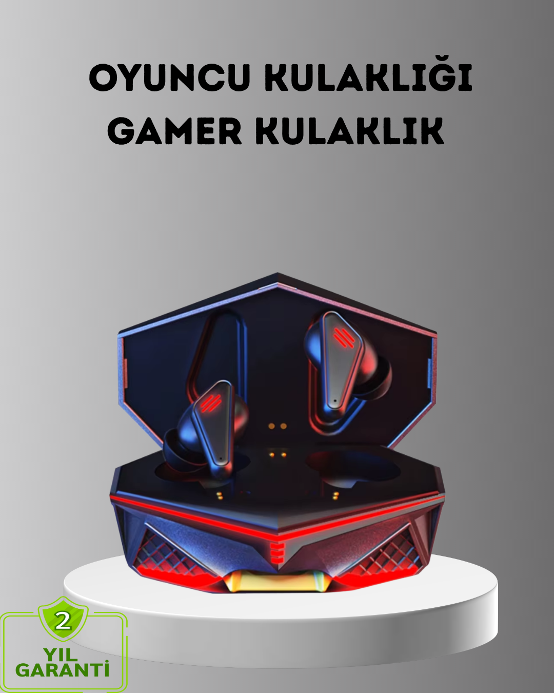 Gürültü Engelleme Özellikli Kablosuz Bluetooth Kulaklık Dokunmatik - Bayi Depom