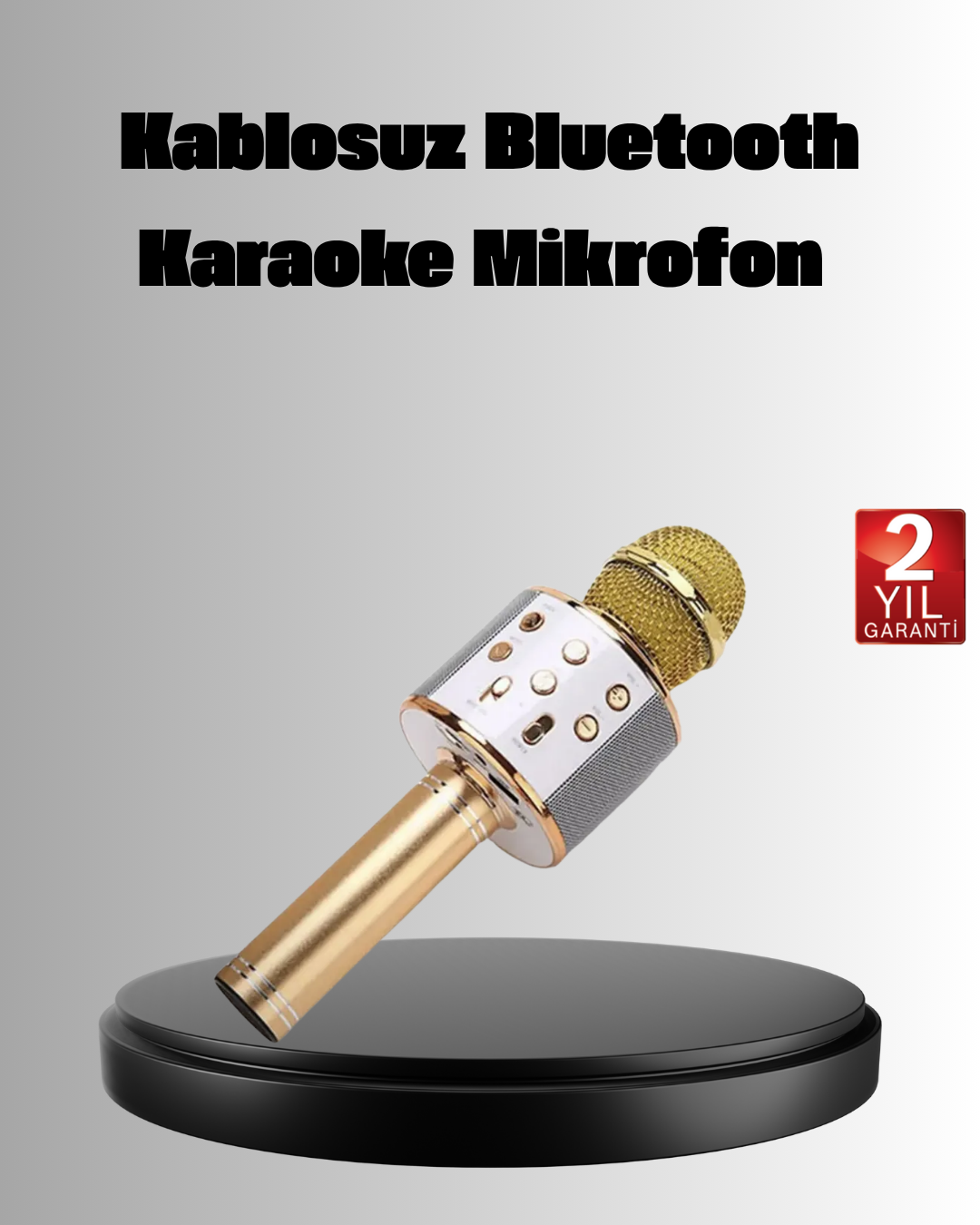 Kablosuz Karaoke Mikrofon USB AUX Destekli Parti ve Eğlence İçin - Bayi Depom Kablosuz Karaoke Mikrofon USB AUX Destekli Parti ve Eğlence İçin - Bayi Depom