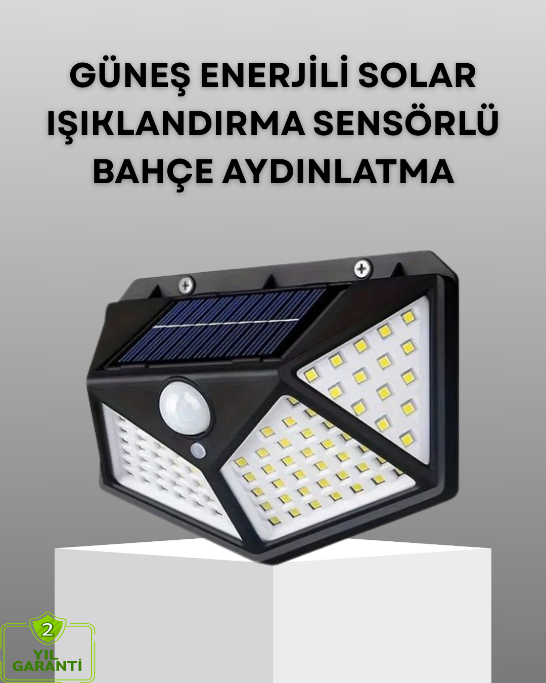 100 LED Solar Lamba Hareket Algılamalı Bahçe Duvar Dış Mekan Aydınlatma - Bayi Depom 100 LED Solar Lamba Hareket Algılamalı Bahçe Duvar Dış Mekan Aydınlatma - Bayi Depom
