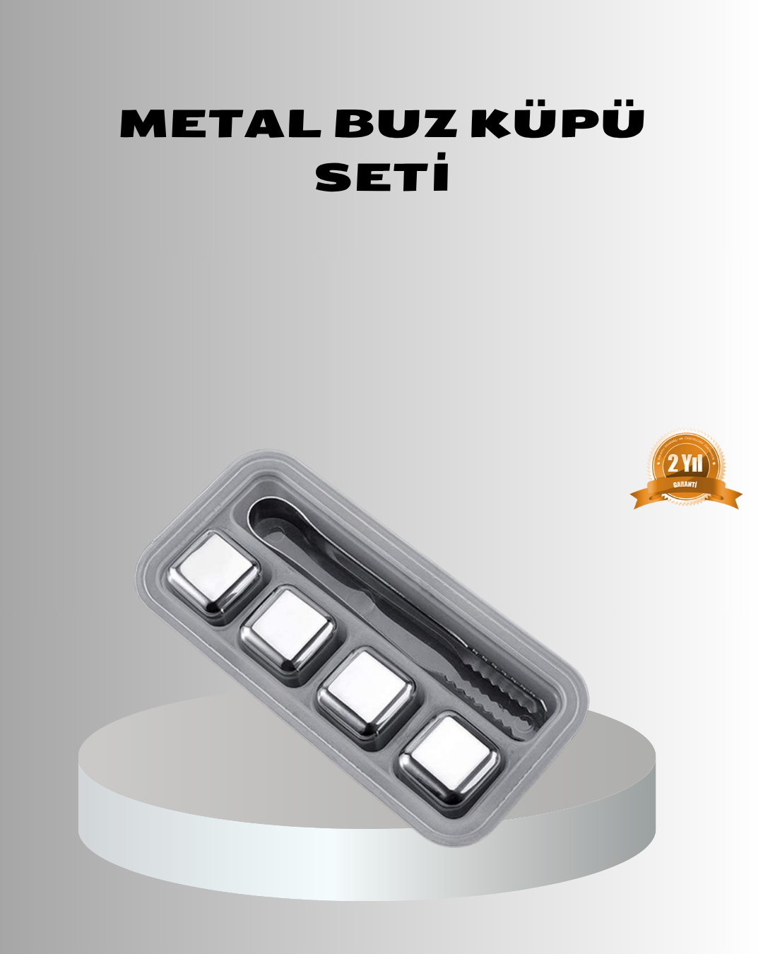 Paslanmaz Metal Buz Küpleri Seti Klipsli Sulandırmadan Soğutma Özellikli - Bayi Depom Paslanmaz Metal Buz Küpleri Seti Klipsli Sulandırmadan Soğutma Özellikli - Bayi Depom