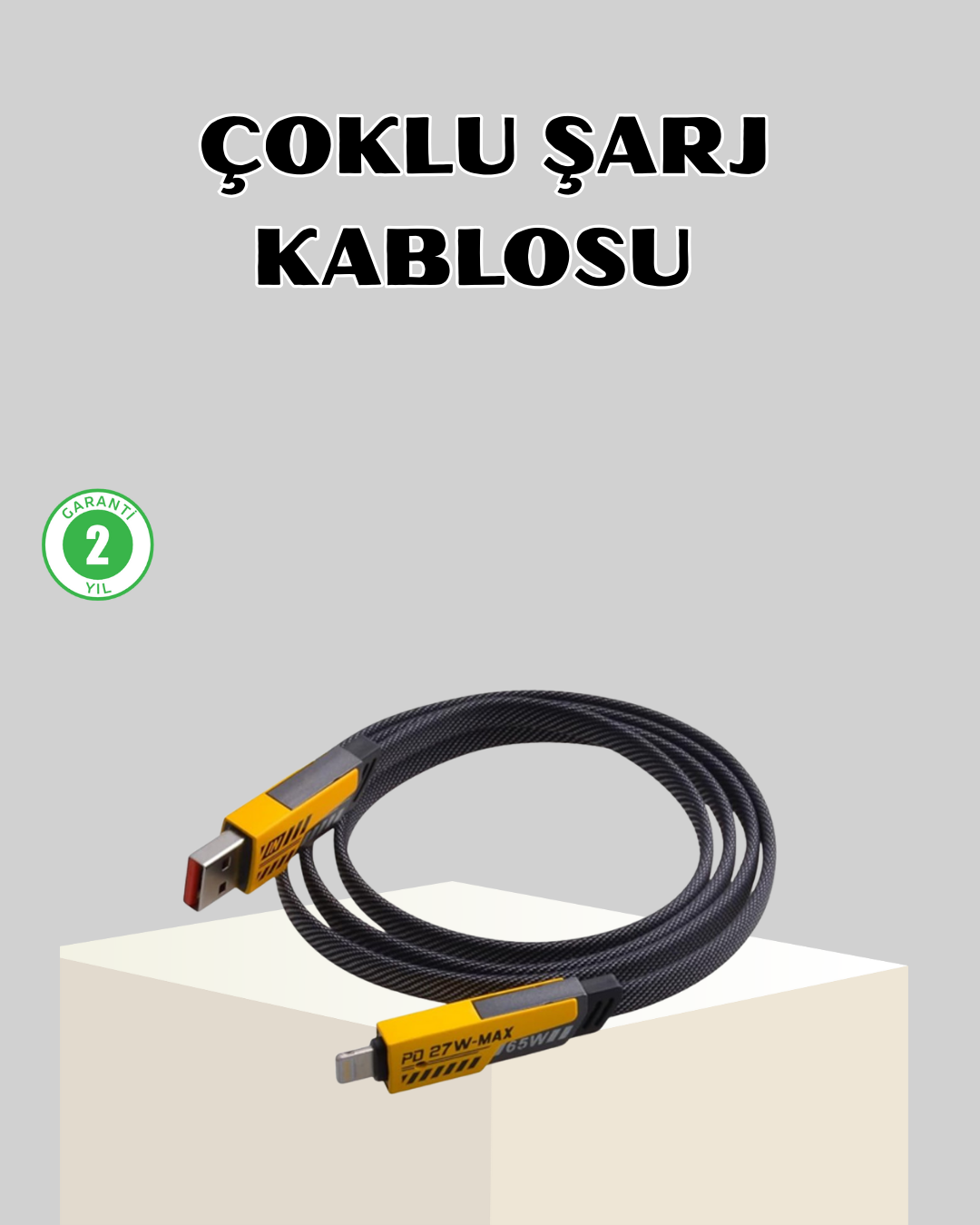 65W Çoklu Şarj Kablosu 4’ü 1 Arada Örgülü Hızlı Veri Aktarım USB-C USB-A - Bayi Depom 65W Çoklu Şarj Kablosu 4’ü 1 Arada Örgülü Hızlı Veri Aktarım USB-C USB-A - Bayi Depom