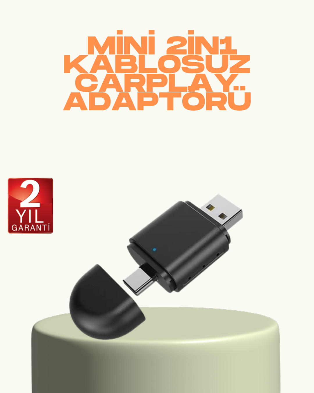 Kablosuz CarPlay ve Android Auto Adaptörü – USB-A & Type-C Girişli Akıllı Dönüştürücü - Bayi Depom Kablosuz CarPlay ve Android Auto Adaptörü – USB-A & Type-C Girişli Akıllı Dönüştürücü - Bayi Depom