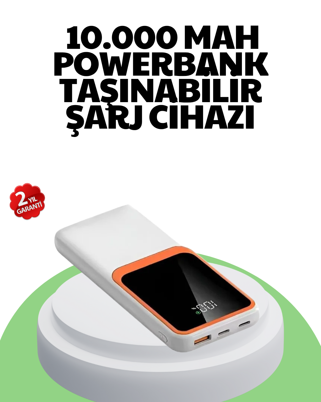 10000 mAh Hızlı Şarj Destekli Powerbank – Hafif, Kompakt ve Güvenli - Bayi Depom 10000 mAh Hızlı Şarj Destekli Powerbank – Hafif, Kompakt ve Güvenli - Bayi Depom
