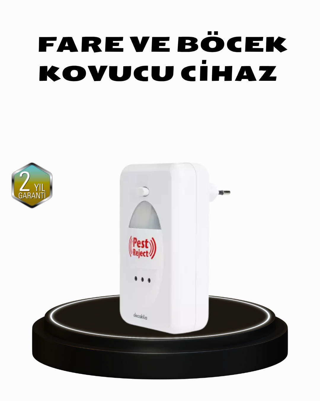 Ultrasonik Böcek ve Fare Kovucu – Doğa Dostu, Sessiz ve Etkili Savunma - Bayi Depom Ultrasonik Böcek ve Fare Kovucu – Doğa Dostu, Sessiz ve Etkili Savunma - Bayi Depom