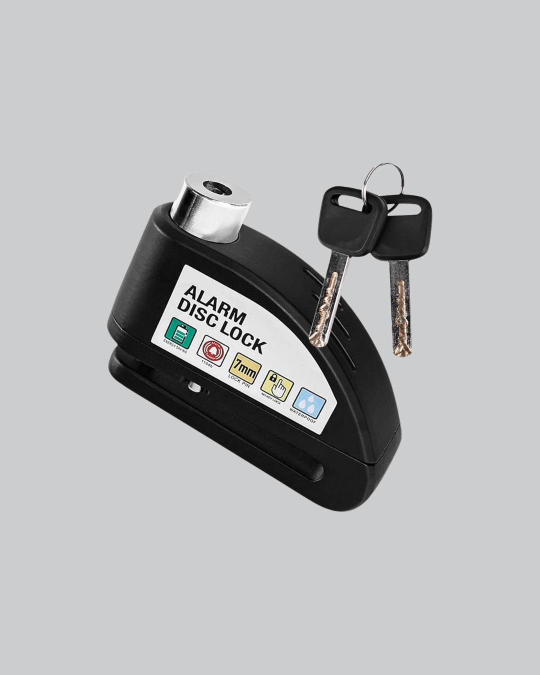 110 dB Alarmlı Disk Fren Kilidi Su Geçirmez Çelik Gövde Motosiklet Güvenlik - Bayi Depom 110 dB Alarmlı Disk Fren Kilidi Su Geçirmez Çelik Gövde Motosiklet Güvenlik - Bayi Depom