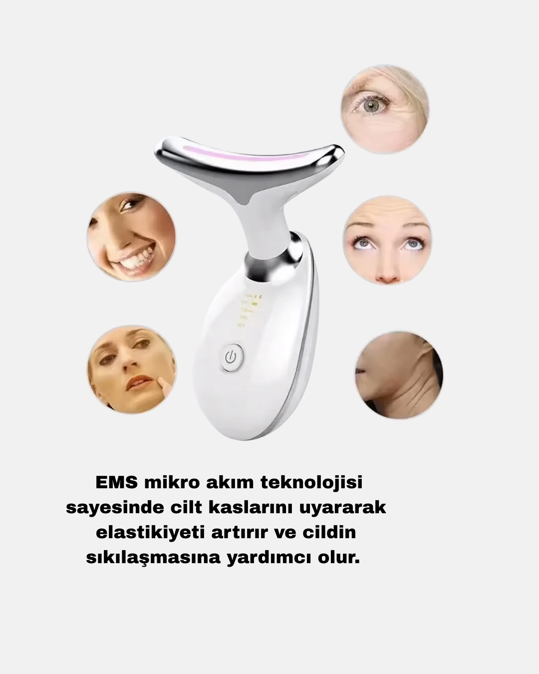 Boyun ve Gıdı Toparlayıcı EMS Cilt Sıkılaştırıcı 7000 Titreşim Isı Terapisi - Bayi Depom Boyun ve Gıdı Toparlayıcı EMS Cilt Sıkılaştırıcı 7000 Titreşim Isı Terapisi - Bayi Depom