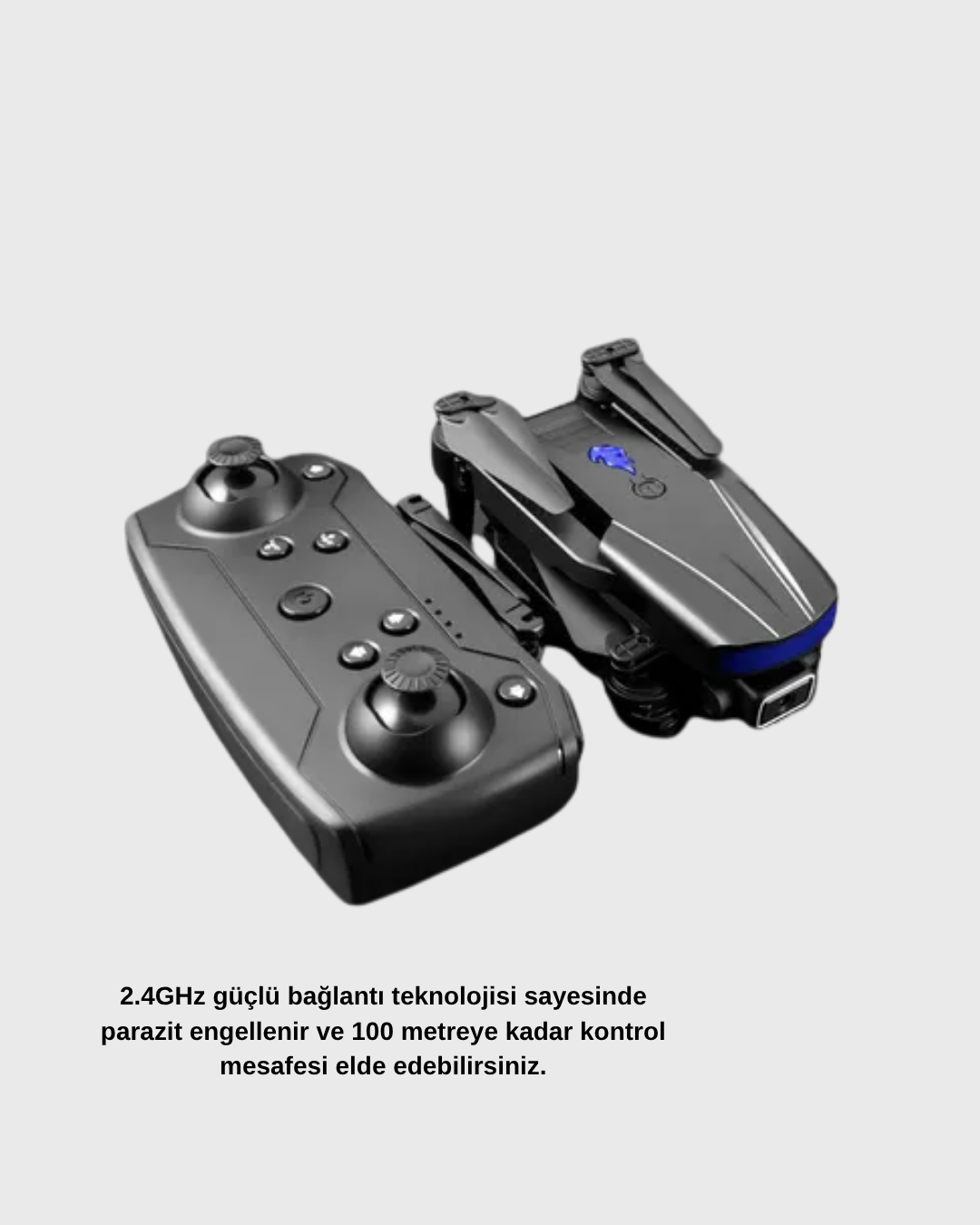 4K Kamera Özellikli Katlanabilir Drone Wi-Fi ve Yükseklik Sabitlemeli - Bayi Depom