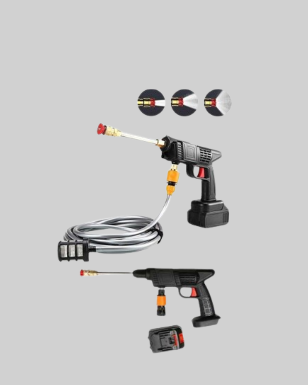 21V Akülü Basınçlı Yıkama Makinesi Çift Akülü ve Hızlı Şarj Özellikli - Bayi Depom 21V Akülü Basınçlı Yıkama Makinesi Çift Akülü ve Hızlı Şarj Özellikli - Bayi Depom