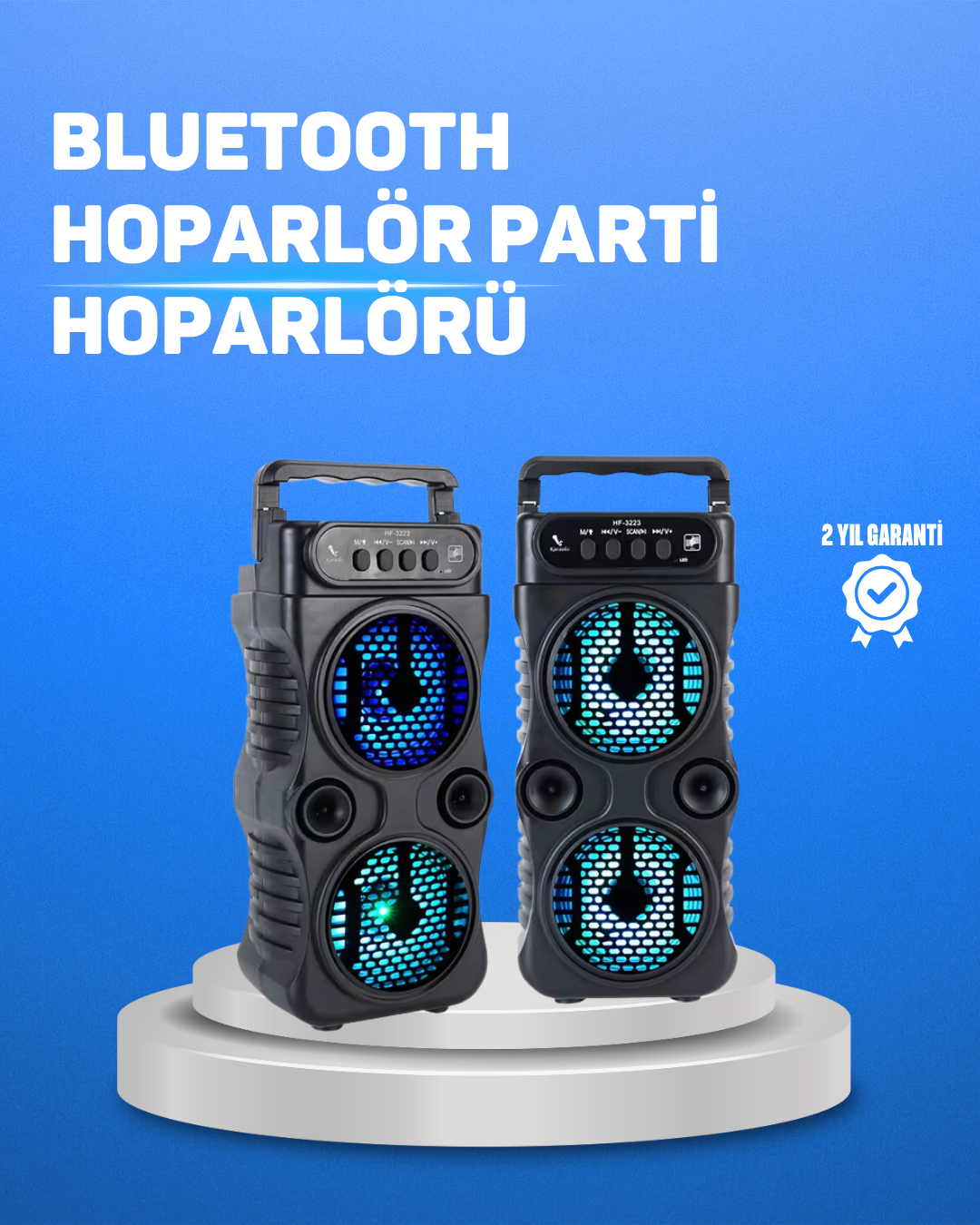 Kablosuz LED Işıklı Bluetooth Hoparlör – FM Radyolu, Mikrofon Girişli - Bayi Depom Kablosuz LED Işıklı Bluetooth Hoparlör – FM Radyolu, Mikrofon Girişli - Bayi Depom