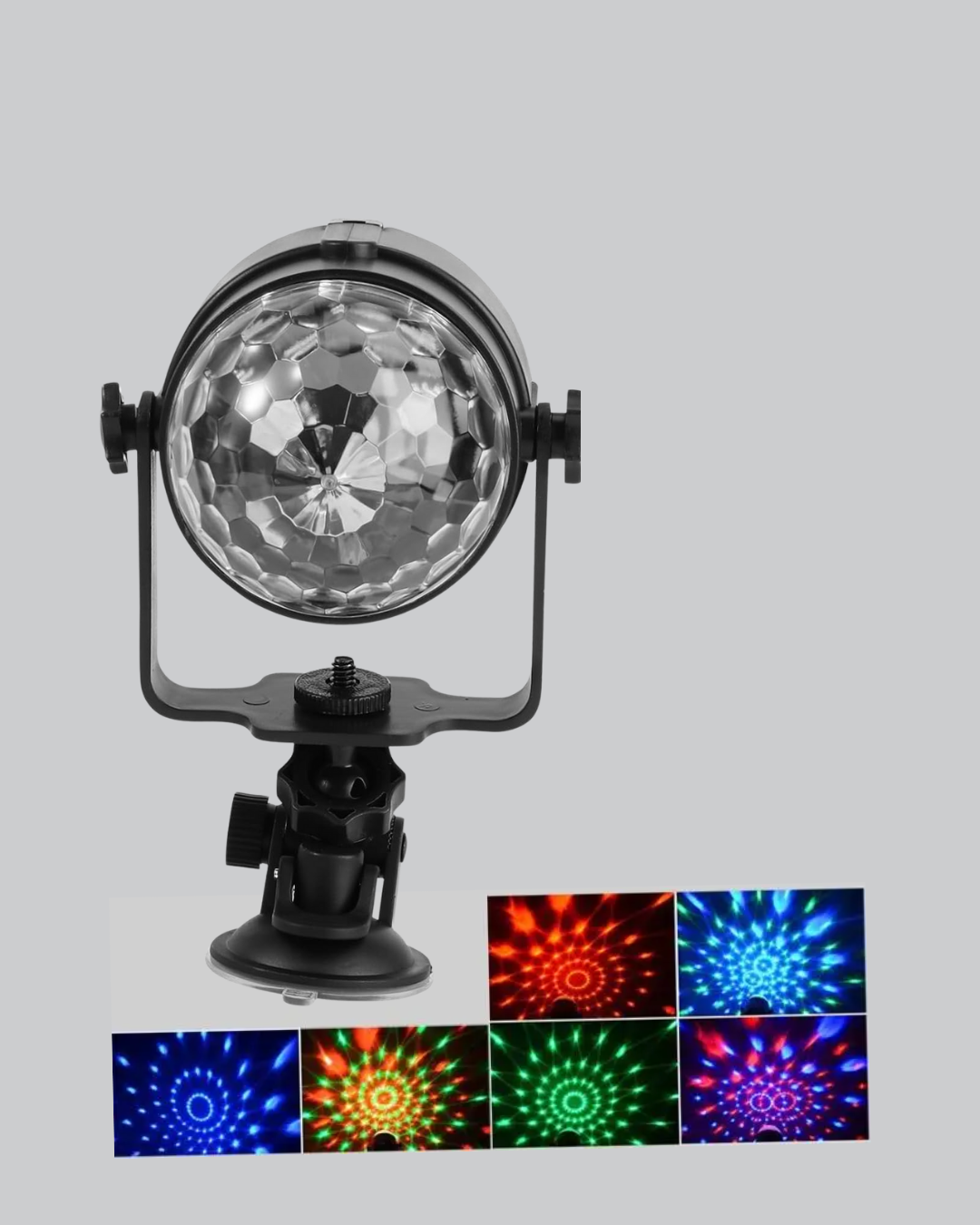 7 Renk Modlu Müzik Sensörlü Disko Topu – LED Işıklı Parti Aydınlatması - Bayi Depom 7 Renk Modlu Müzik Sensörlü Disko Topu – LED Işıklı Parti Aydınlatması - Bayi Depom
