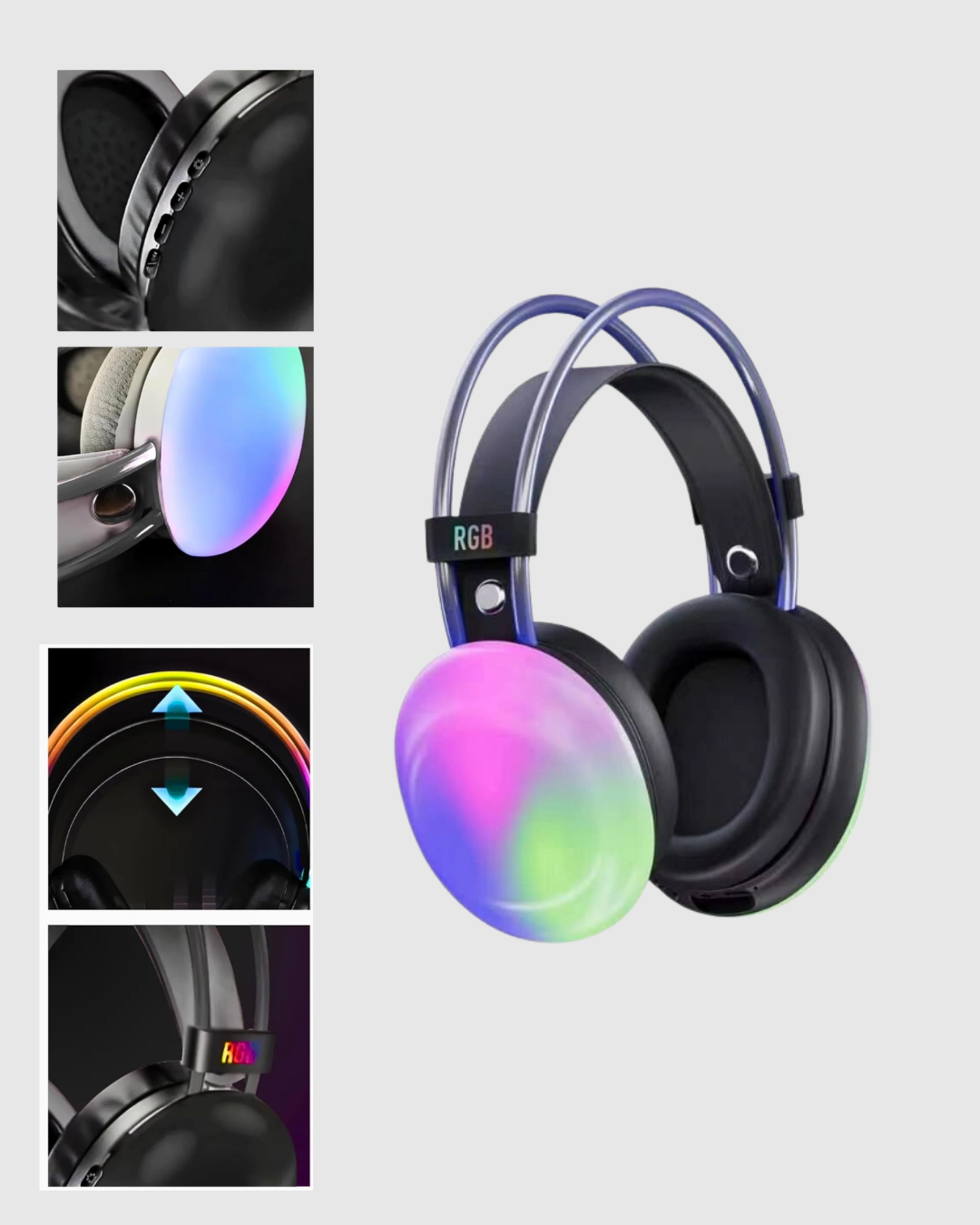 Ergonomik RGB Bluetooth Kulaklık 3D Ses Yeni Nesil - Bayi Depom Ergonomik RGB Bluetooth Kulaklık 3D Ses Yeni Nesil - Bayi Depom
