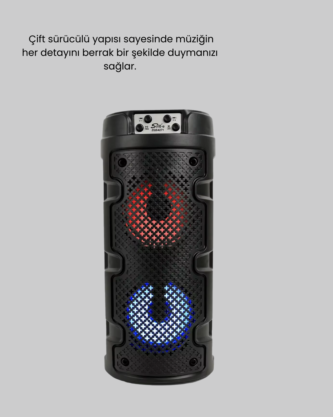 Kablosuz Stereo Hoparlör USB + SD Kart + AUX Destekli Bluetooth 5.0 - Bayi Depom Kablosuz Stereo Hoparlör USB + SD Kart + AUX Destekli Bluetooth 5.0 - Bayi Depom