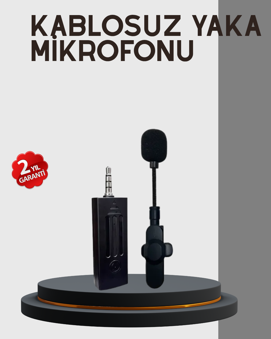 20 Metre Menzilli Kablosuz Yaka Mikrofonu Gürültü Engelleyici - Bayi Depom