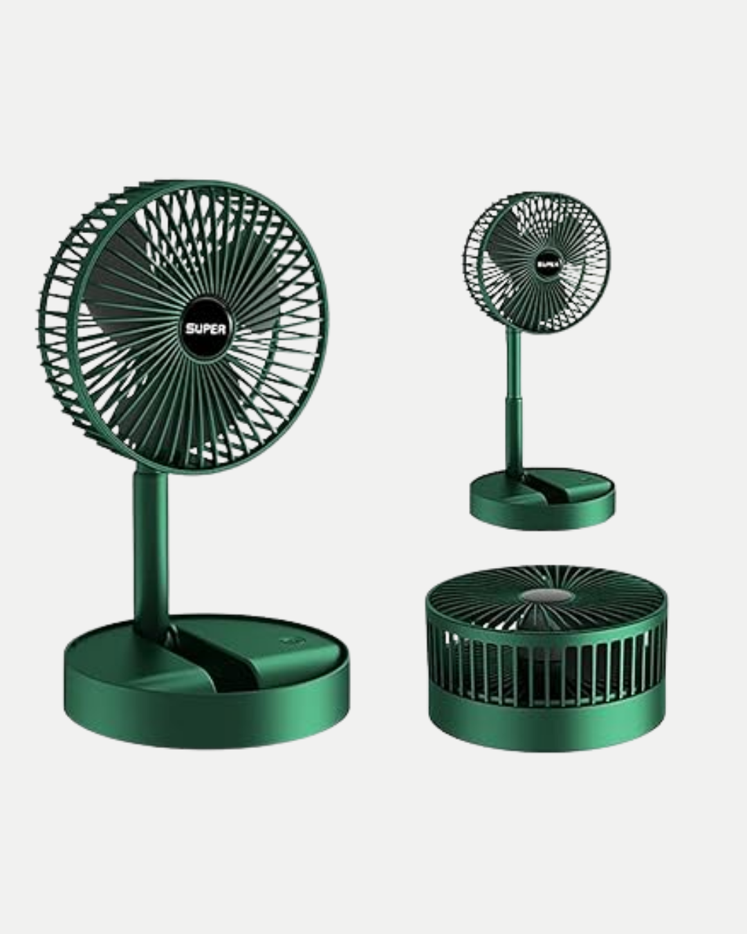 Katlanabilir Şarjlı Mini Fan 3 Kademeli Hız Ayarlı Taşınabilir - Bayi Depom
