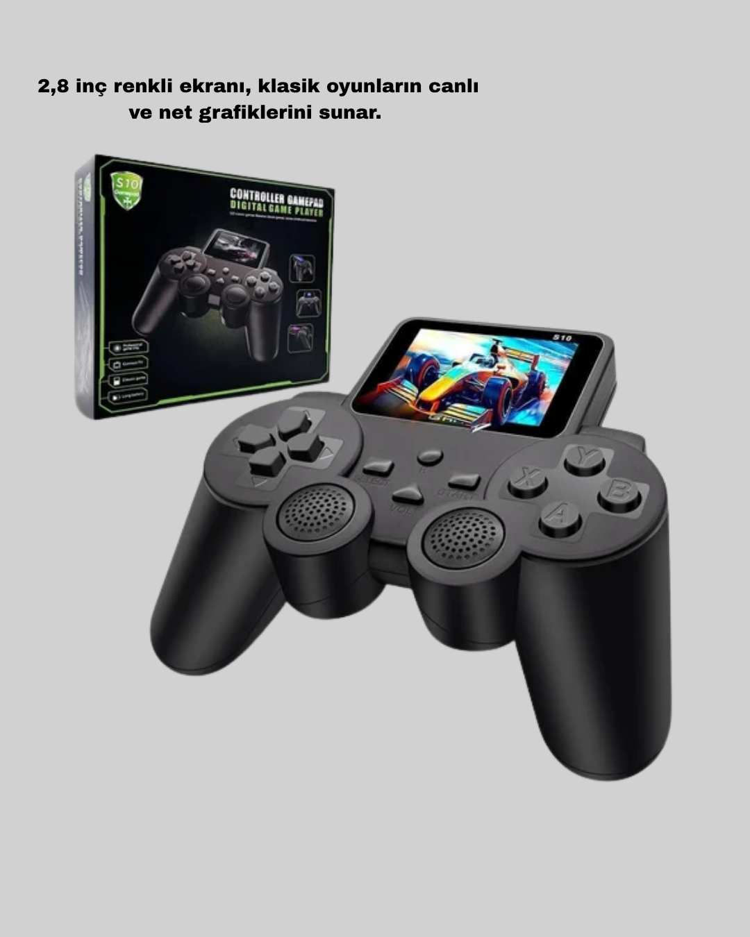 Atari S10 Taşınabilir Retro Oyun Konsolu 2.8 İnç Renkli Ekran Nostaljik - Bayi Depom Atari S10 Taşınabilir Retro Oyun Konsolu 2.8 İnç Renkli Ekran Nostaljik - Bayi Depom