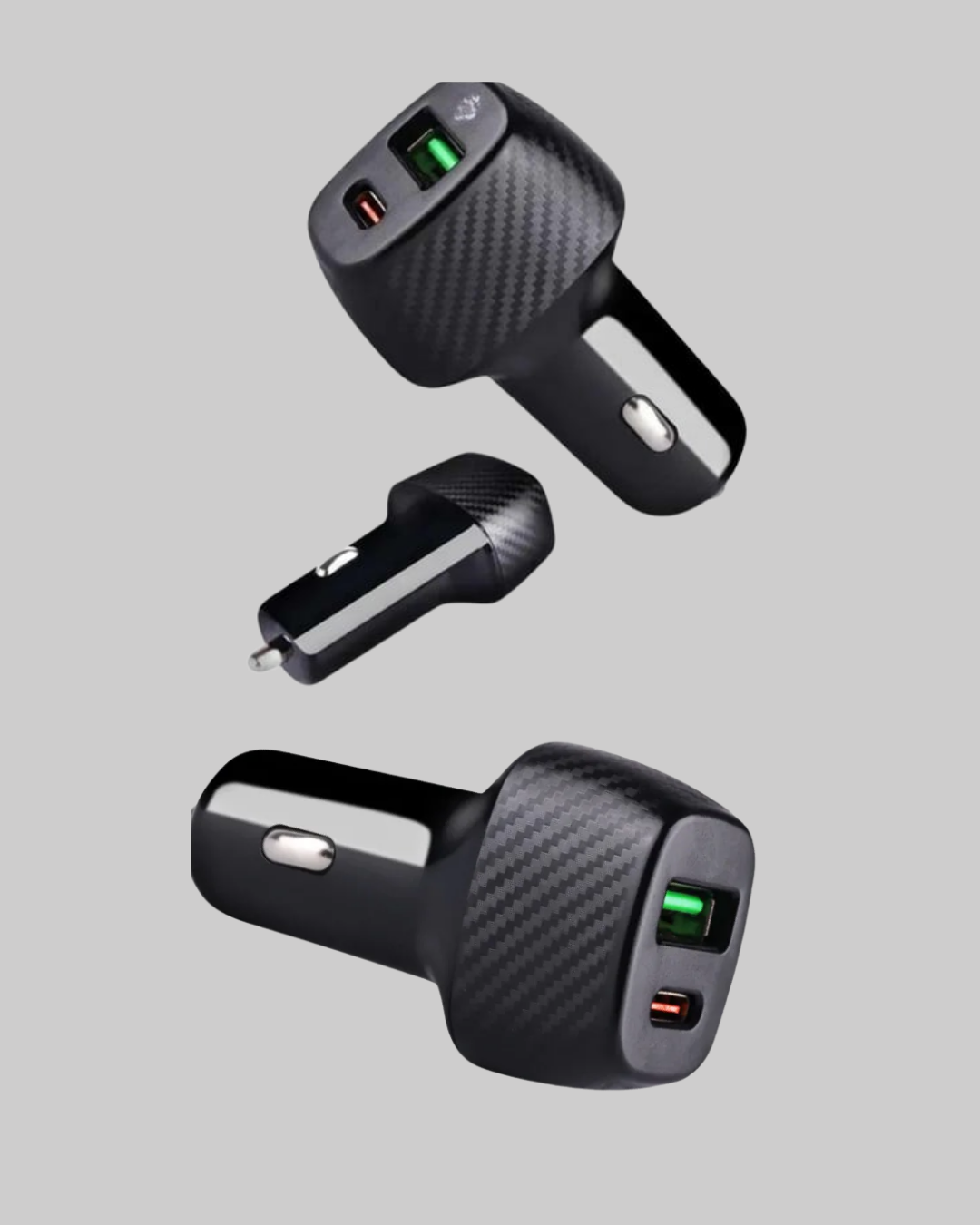 38W Araç Şarj Cihazı Type-C PD USB Hızlı Şarj Çift Port - Bayi Depom