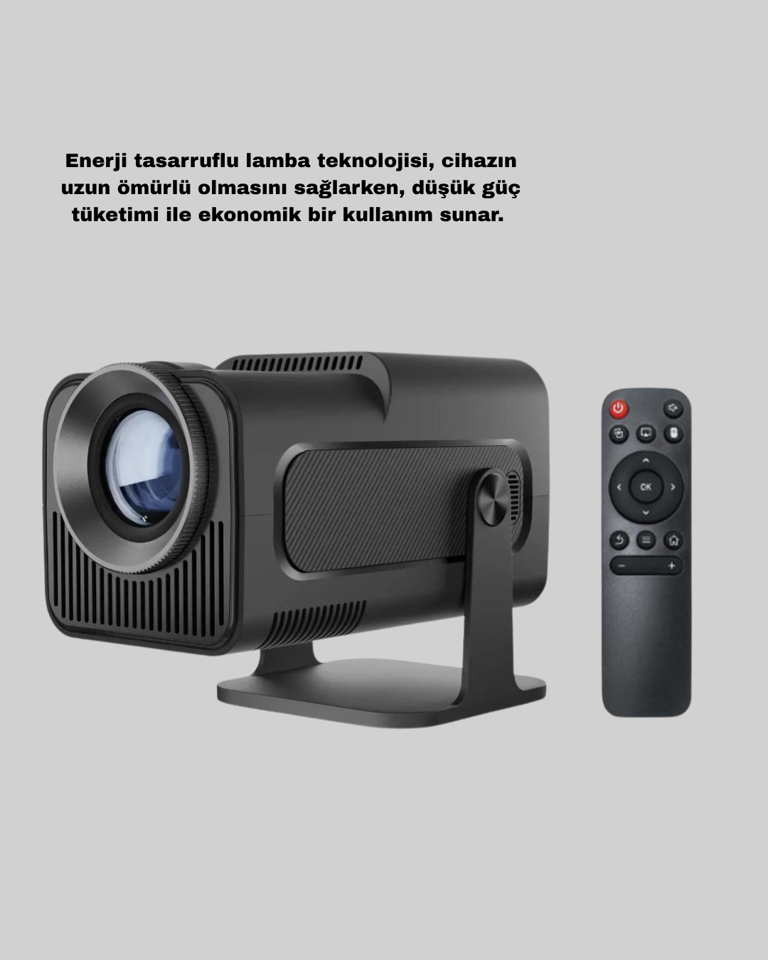 Akıllı Projeksiyon Cihazı HDMI USB Bağlantılı Taşınabilir Enerji Tasarruflu - Bayi Depom Akıllı Projeksiyon Cihazı HDMI USB Bağlantılı Taşınabilir Enerji Tasarruflu - Bayi Depom
