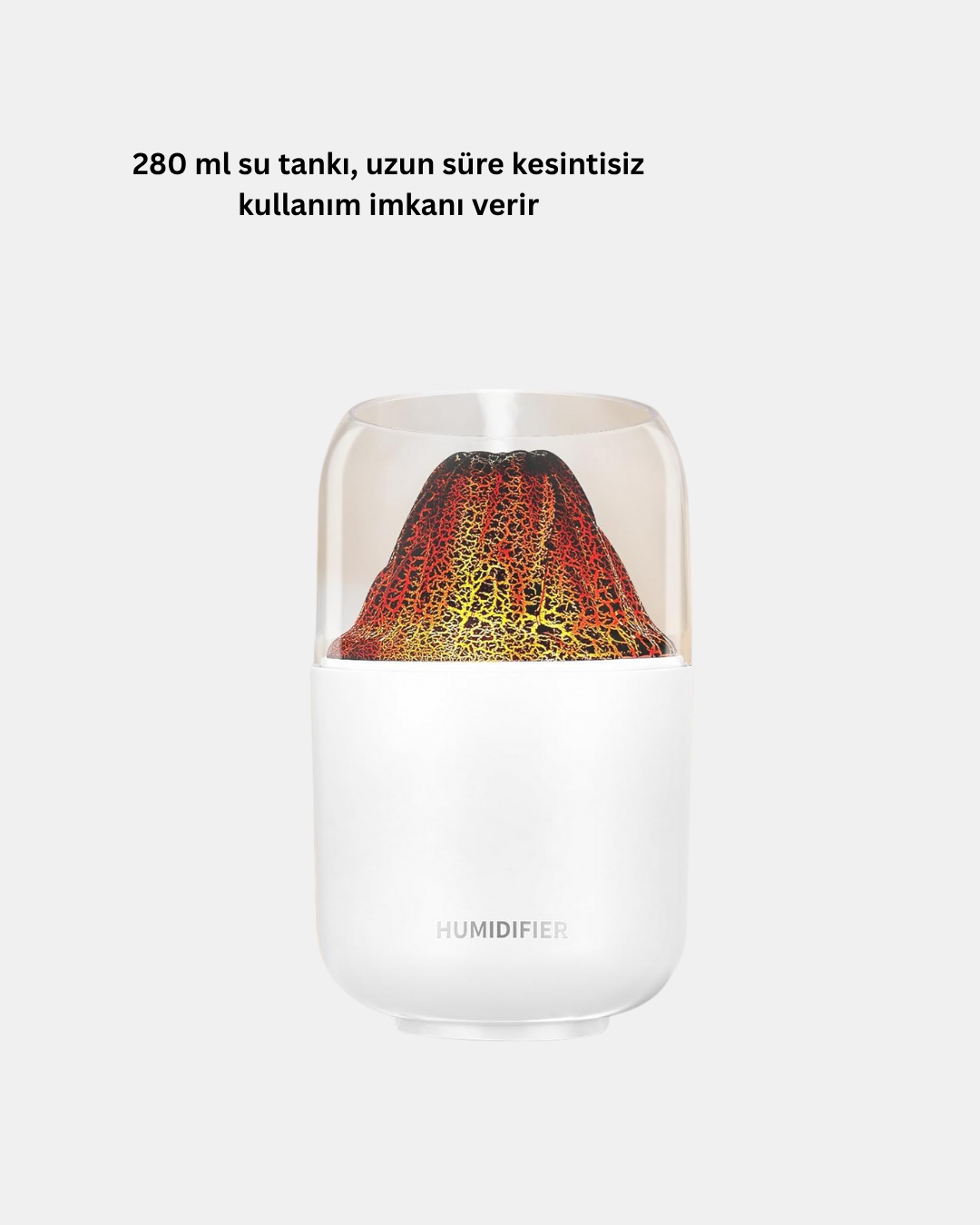 Alev Efektli Ultrasonik Uçucu Yağ Difüzörü 280ml Su Tanklı ve Sessiz Çalışma Özellikli - Bayi Depom Alev Efektli Ultrasonik Uçucu Yağ Difüzörü 280ml Su Tanklı ve Sessiz Çalışma Özellikli - Bayi Depom
